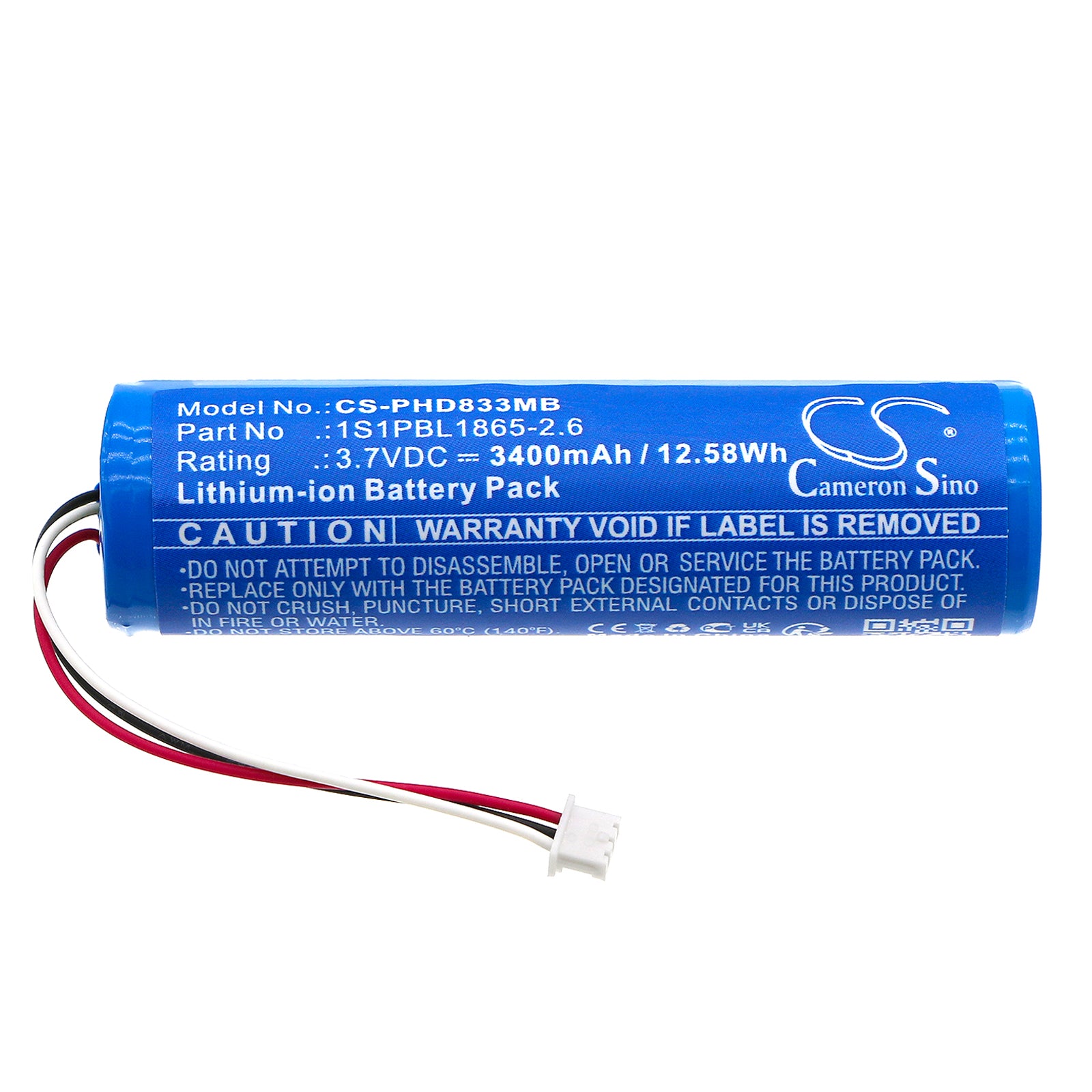 Li-ion, BabyPhone Battery fits Philips Avent Scd831, Avent Scd831/26, 3.7V, 3400mAh BabyPhone Cameron Sino Technology Limited