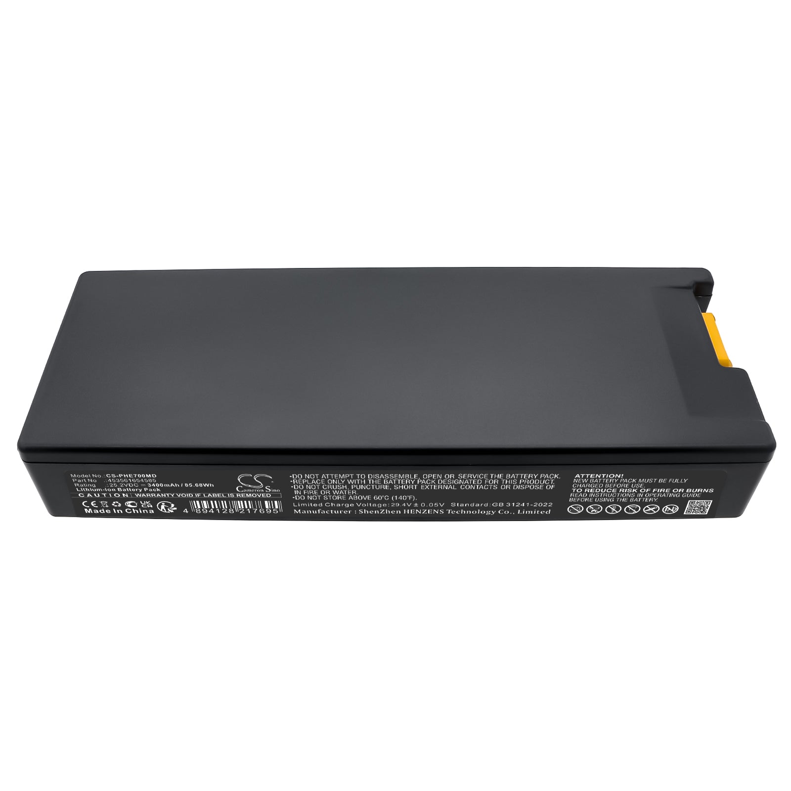 25.2V, Li-ion, 3400mAh, Battery fits Philips Epiq 7c ultrasound system, 85.68Wh Medical Cameron Sino Technology Limited