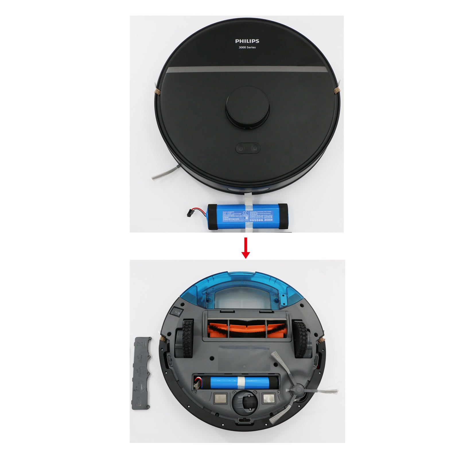 Li-ion, Vacuum Battery fits Philips Homerun 3000, Xu3110/01, 14.4V, 4500mAh Vacuum Cameron Sino Technology Limited
