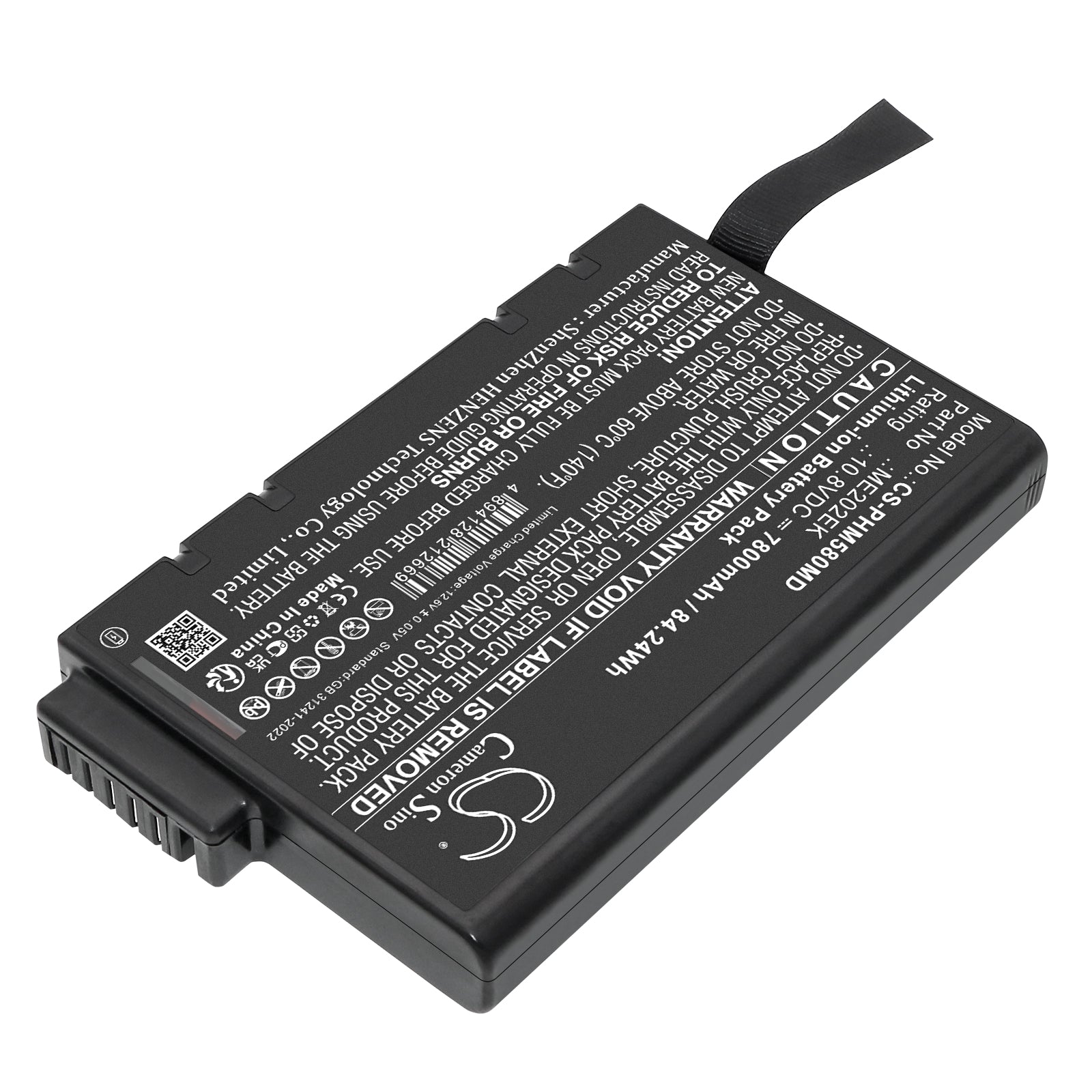 10.8V Li Ion 7800mAh Battery for Philips Goldway G50 G60 84.24Wh High Capacity Replacement Medical Cameron Sino Technology Limited