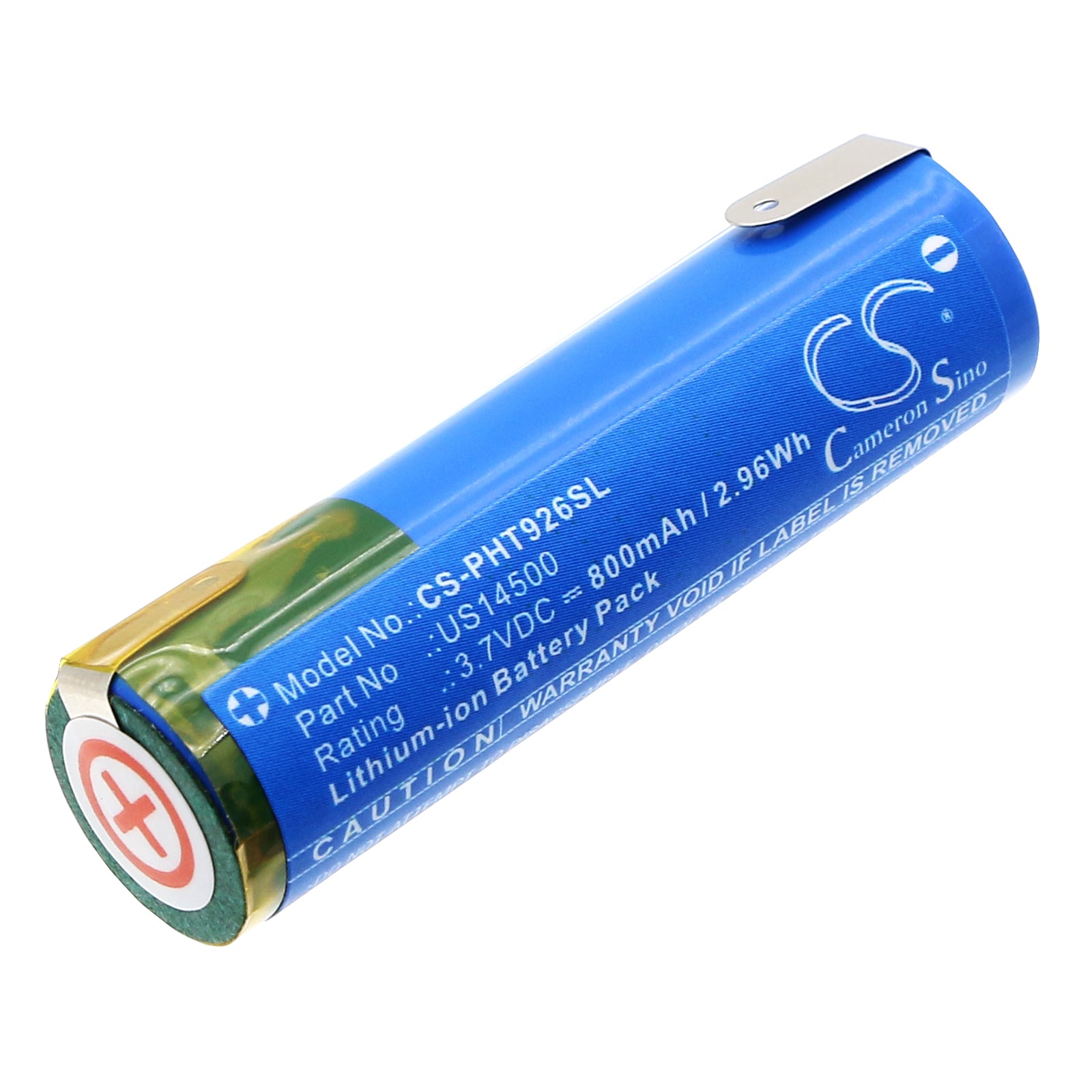 3.7V, Li-ion, 800mAh, Battery fits Philips AT750, AT751, 2.96Wh Shaver Cameron Sino Technology Limited
