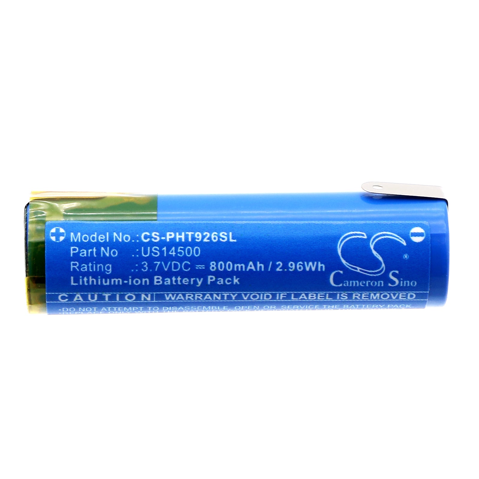 3.7V, Li-ion, 800mAh, Battery fits Philips AT750, AT751, 2.96Wh Shaver Cameron Sino Technology Limited