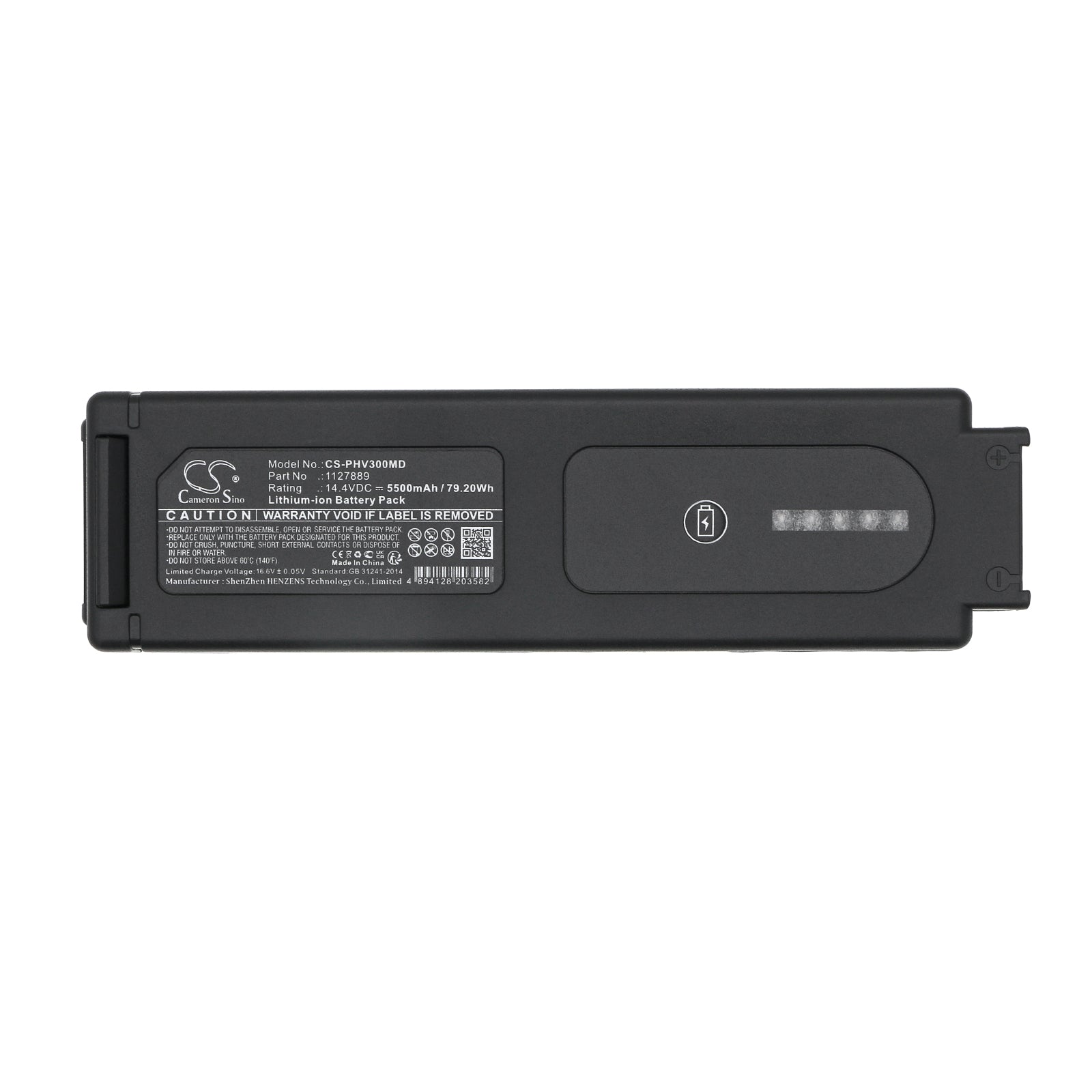 Li-ion, Medical Battery fits Philips Hrc2 Detachable, Trilogy Ev300, 14.4V, 5500mAh Medical Cameron Sino Technology Limited