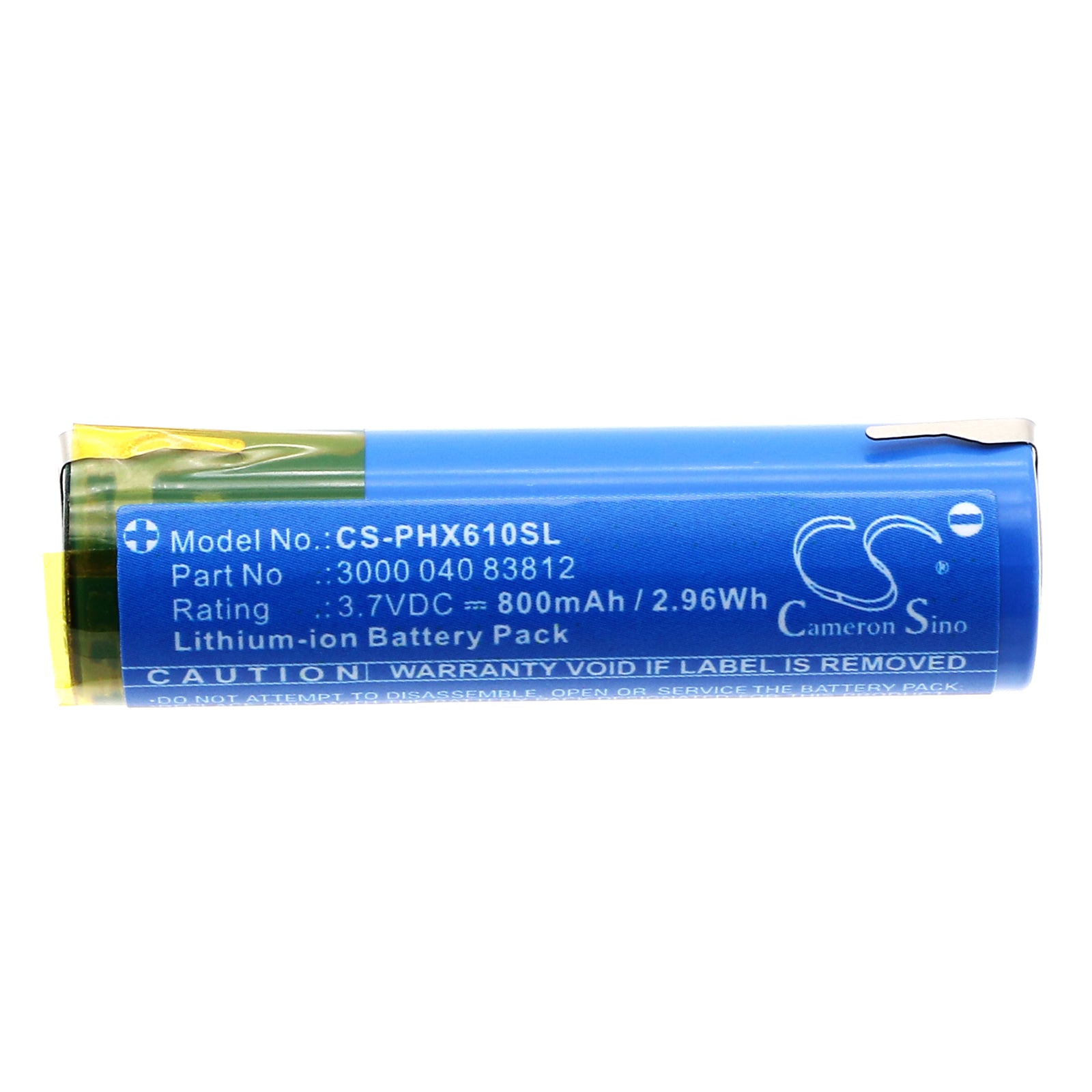 3.7V, Li-ion, 800mAh, Battery fits Oral-B 10000, 3765, 2.96Wh Shaver Cameron Sino Technology Limited