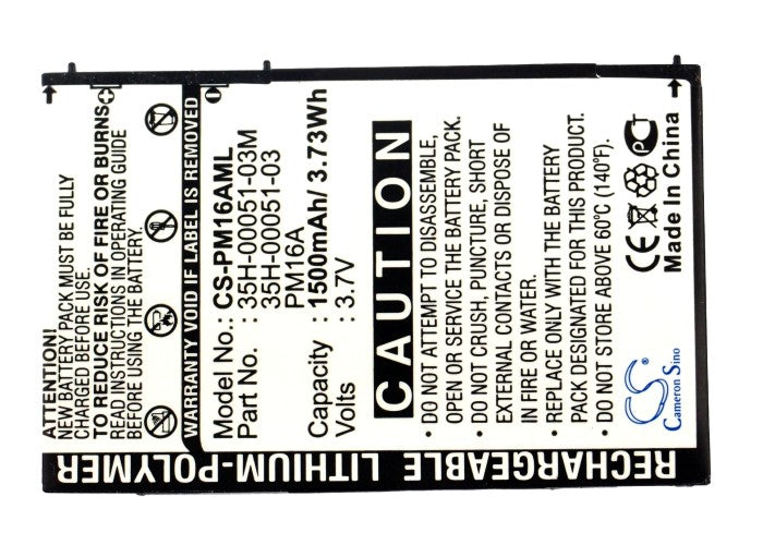 Li-Polymer, Mobile, SmartPhone Battery fits Krome Spy, Qtek S100, 3.7V, 1500mAh Mobile, SmartPhone Cameron Sino Technology Limited