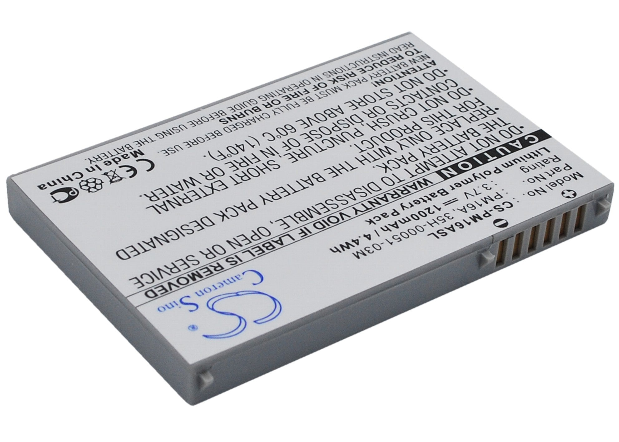 Li-Polymer, Mobile, SmartPhone Battery fits Era Mda Compact, Mda Compact Ii, 3.7V, 1200mAh Mobile, SmartPhone Cameron Sino Technology Limited