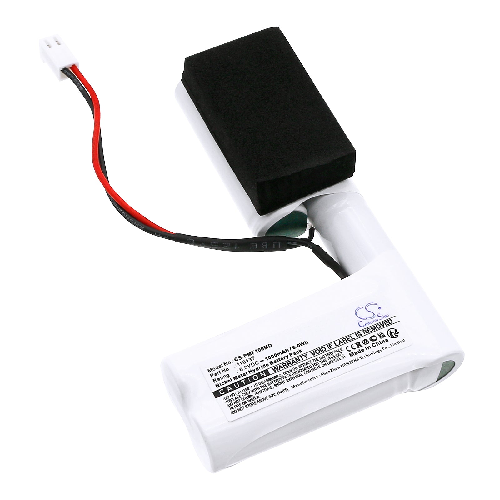 6V, Ni-MH, 1000mAh, Battery fits Pfrimmer Nutricia MicroMax Flocare 100, Nutricia MicroMax Flocare 100i, 6Wh Medical Cameron Sino Technology Limited