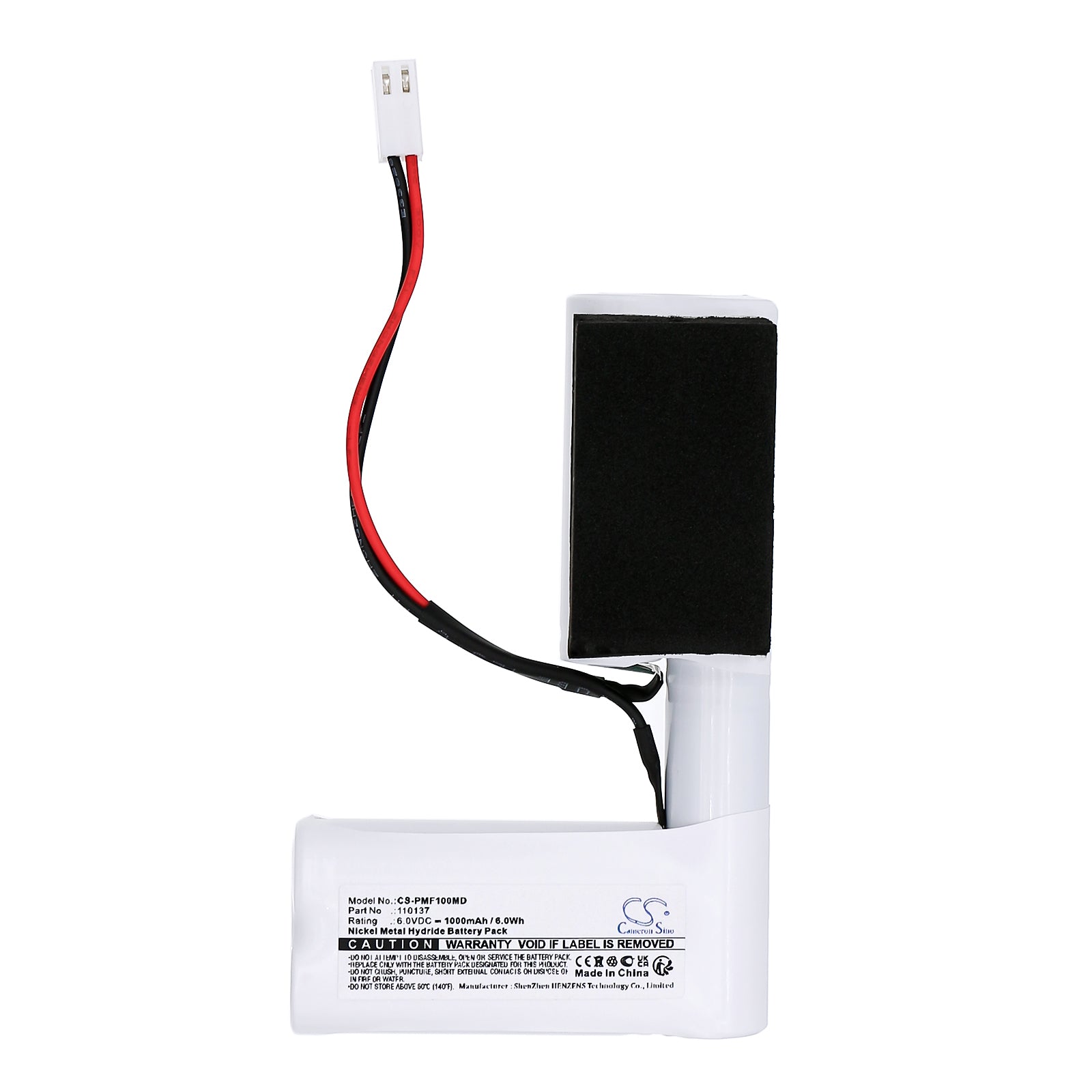 6V, Ni-MH, 1000mAh, Battery fits Pfrimmer Nutricia MicroMax Flocare 100, Nutricia MicroMax Flocare 100i, 6Wh Medical Cameron Sino Technology Limited