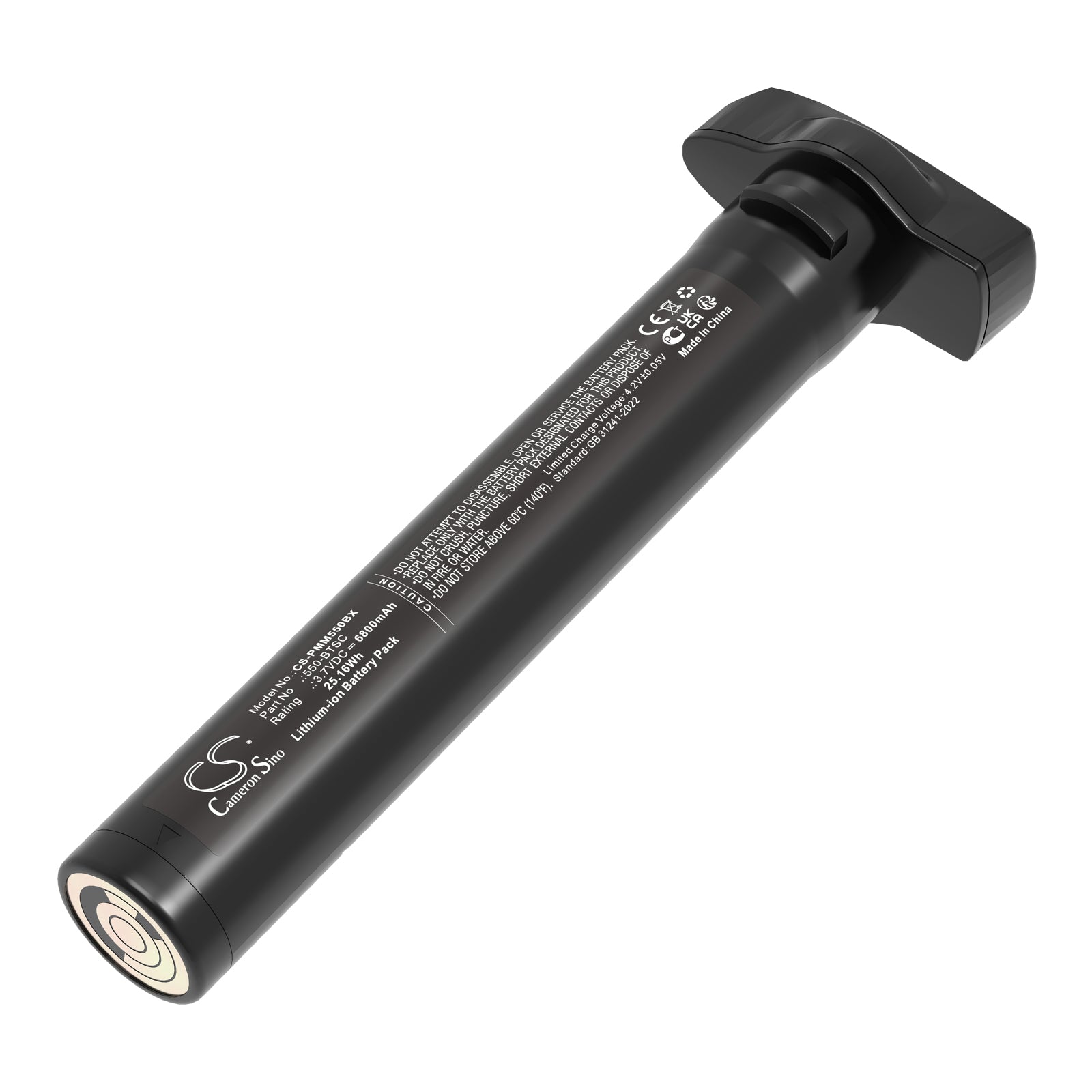3.7V, Li-ion, 6800mAh, Battery fits Point Mobile PM550, 25.16Wh Barcode Scanner Cameron Sino Technology Limited