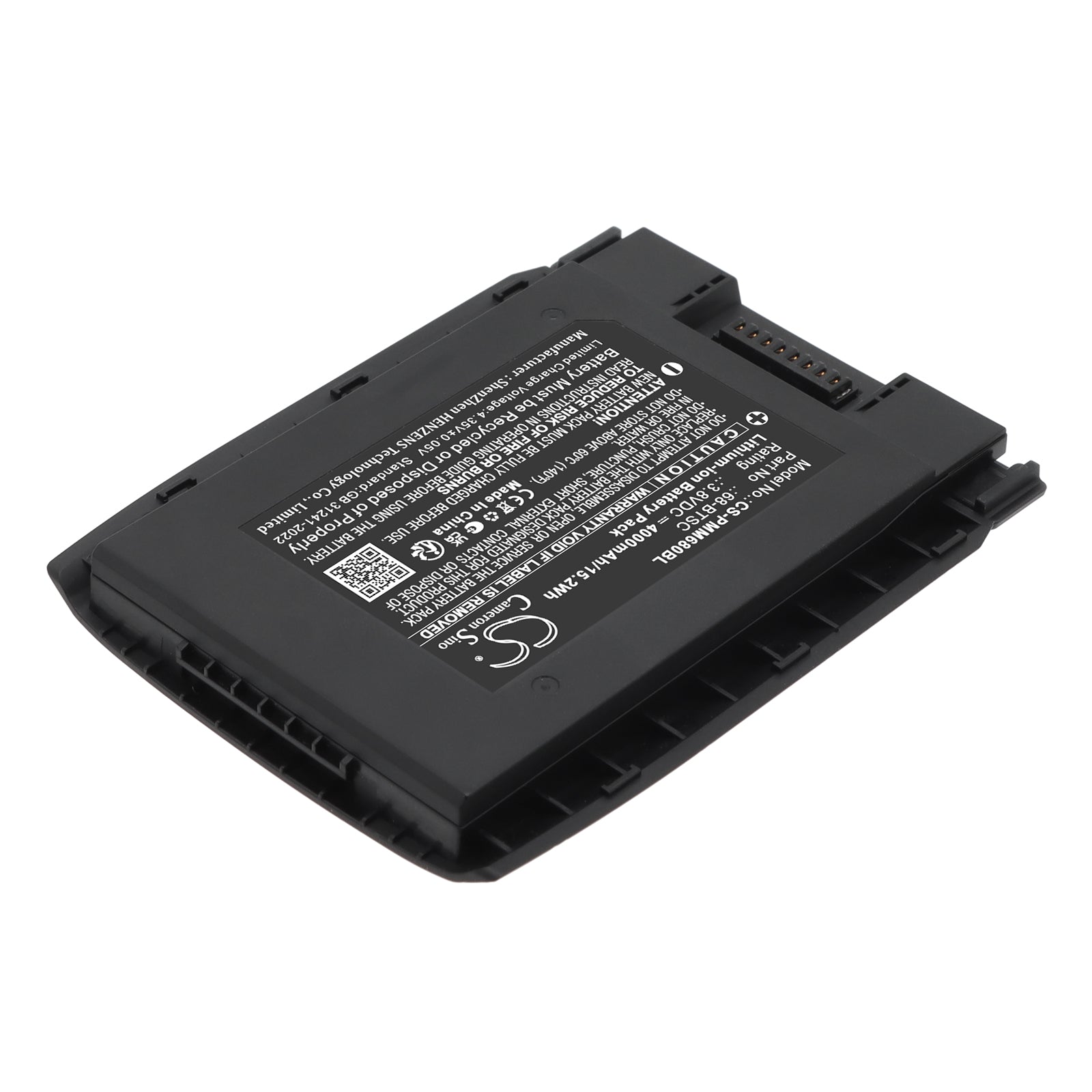 3.8V, Li-ion, 4000mAh, Battery fits Point Mobile PM86, 15.2Wh Barcode Scanner Cameron Sino Technology Limited