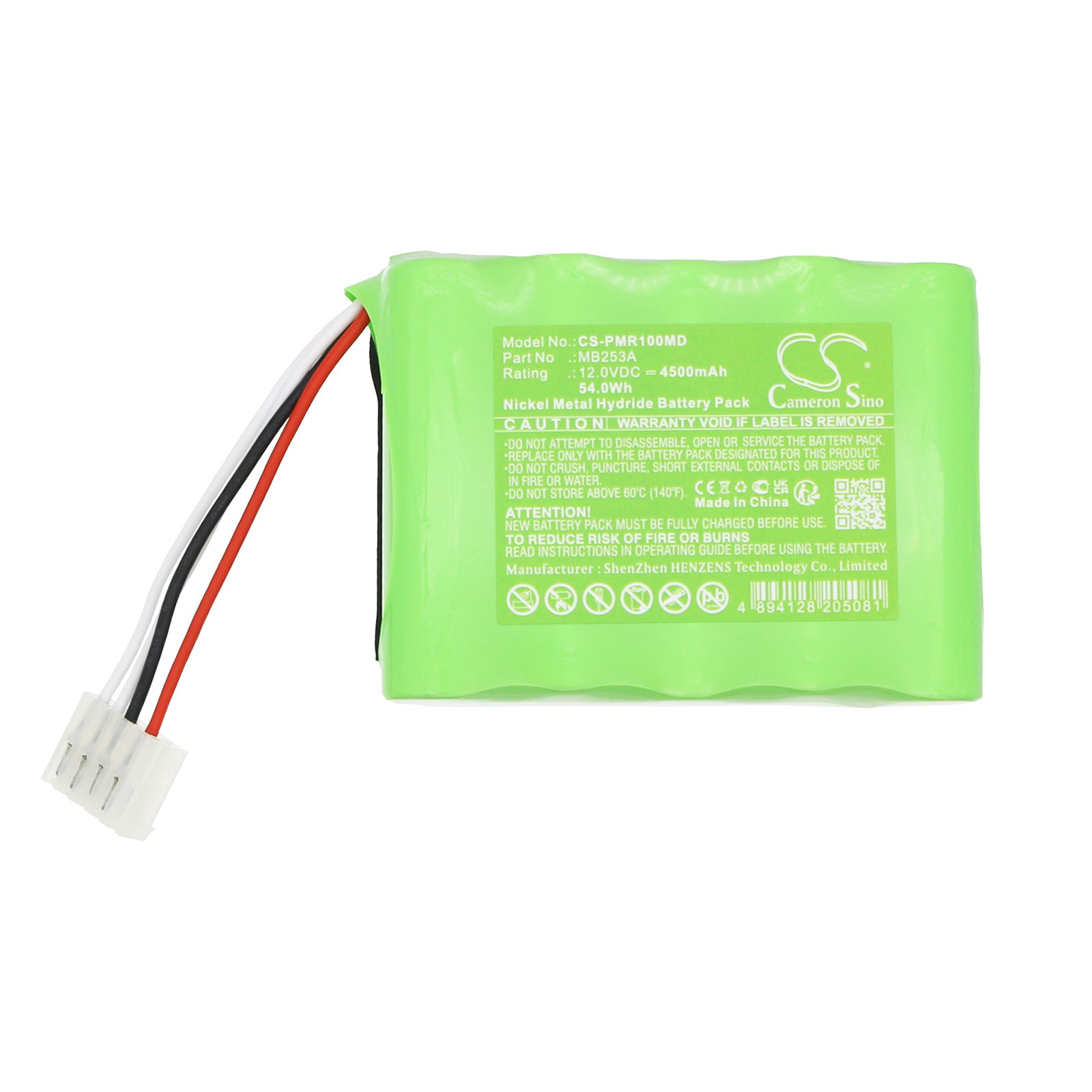 Ni-MH, Medical Battery fits Paramedic Defibrillator Cu-er1, Defibrillator Cuer5, 12.0V, 4500mAh Medical Cameron Sino Technology Limited