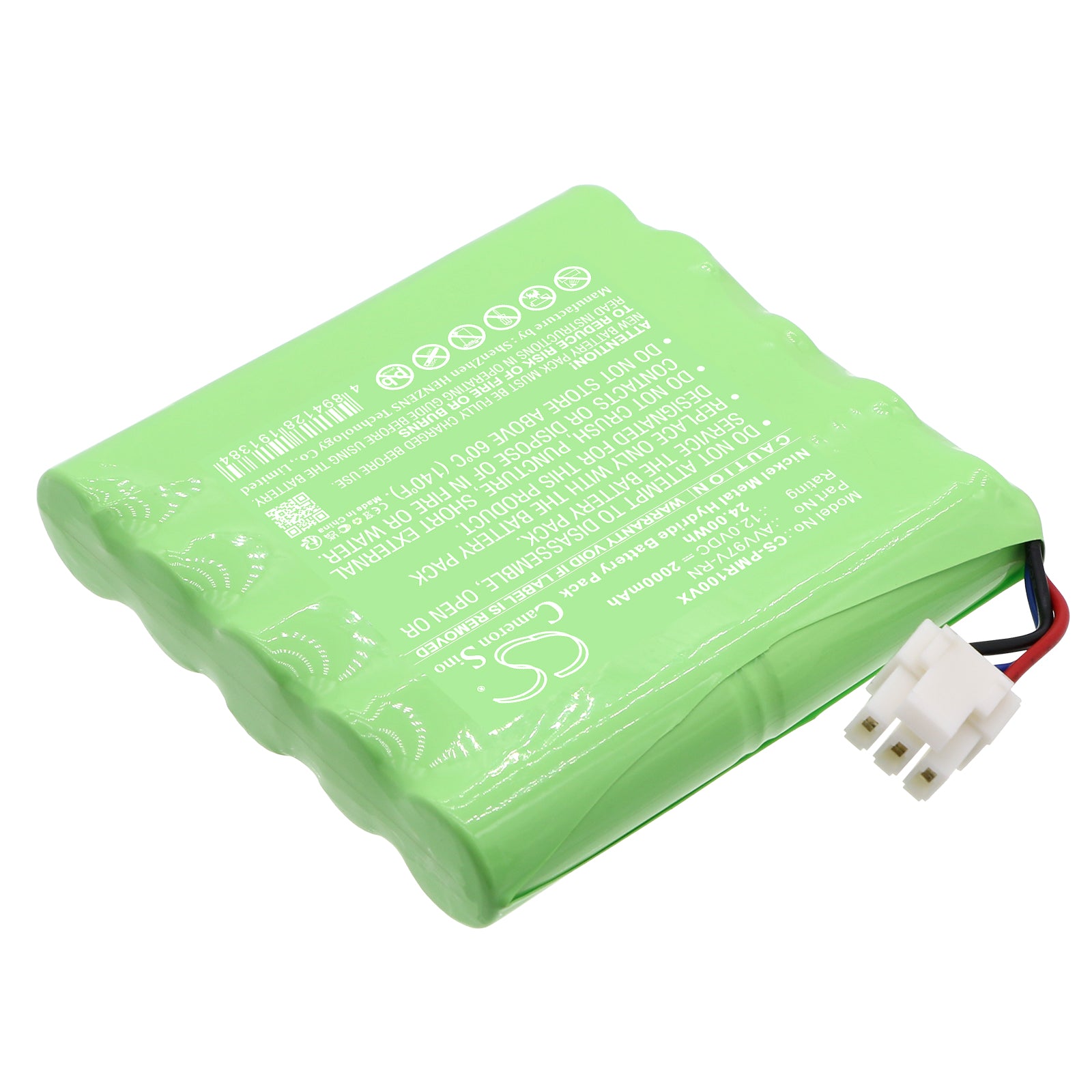 Ni-MH, Vacuum Battery fits Panasonic Mc-rm10-w, Rollan Mc-rm10, 12.0V, 2000mAh Vacuum Cameron Sino Technology Limited