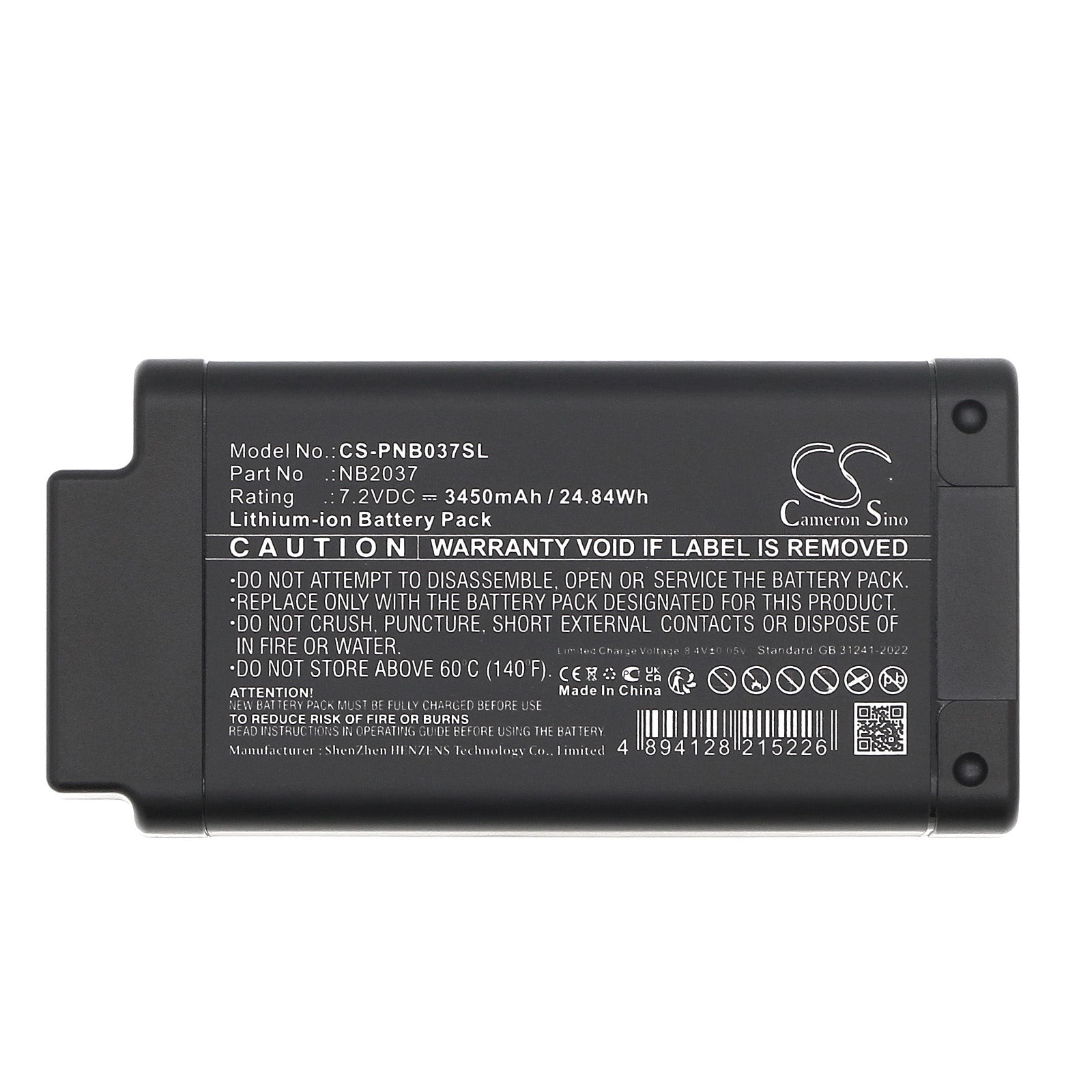 7.2V, Li-ion, 3450mAh, Battery fits Olympus EPOCH 6LS, EPOCH 6LT, 24.84Wh Equipment, Survey, Test Cameron Sino Technology Limited