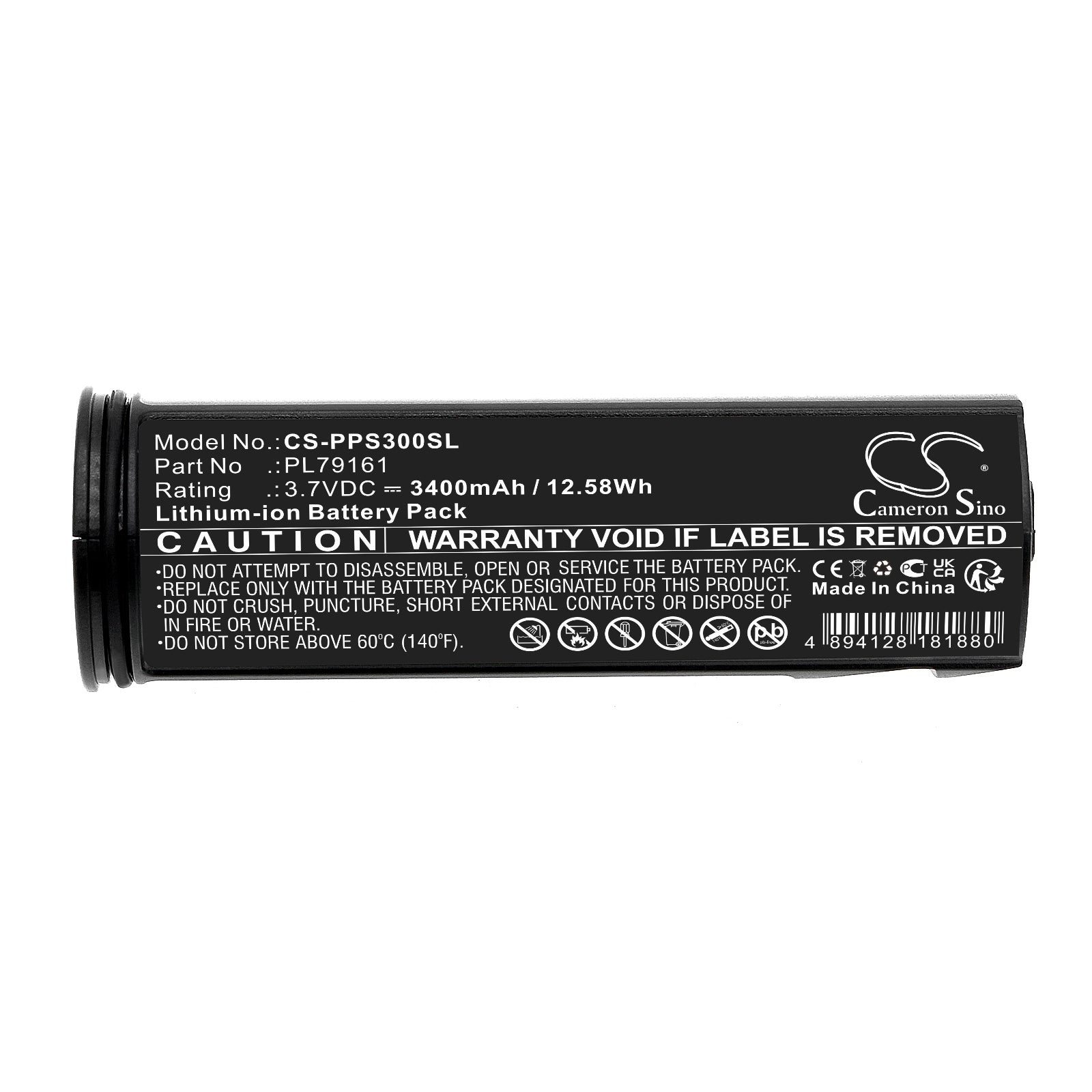 Li-ion, Telescope Battery fits Pulsar Axion Xm, Axion Xq, 3.7V, 3400mAh Telescope Cameron Sino Technology Limited