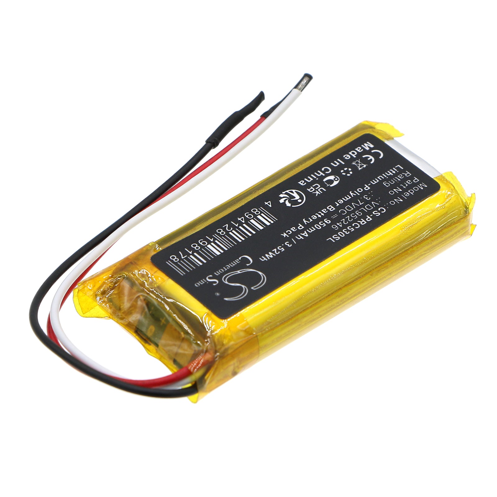Li-Polymer, Speaker Battery fits Poly Calisto 5300, Plantronics Poly Calisto 5300, 3.7V, 950mAh Speaker Cameron Sino Technology Limited