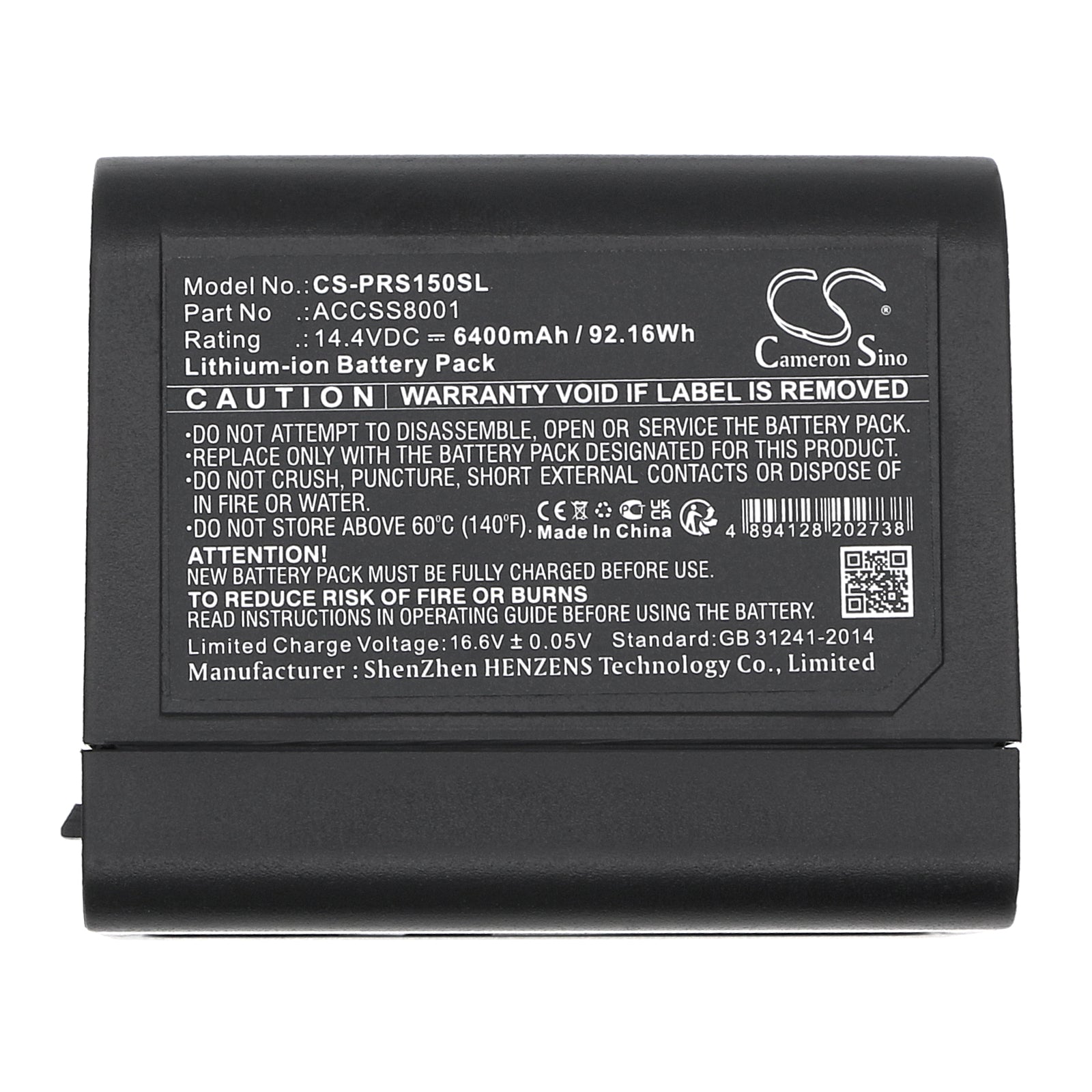 Li-ion, Equipment, Survey, Test Battery fits Faro 3d Laser Scanner, M70, 14.4V, 6400mAh Equipment, Survey, Test Cameron Sino Technology Limited