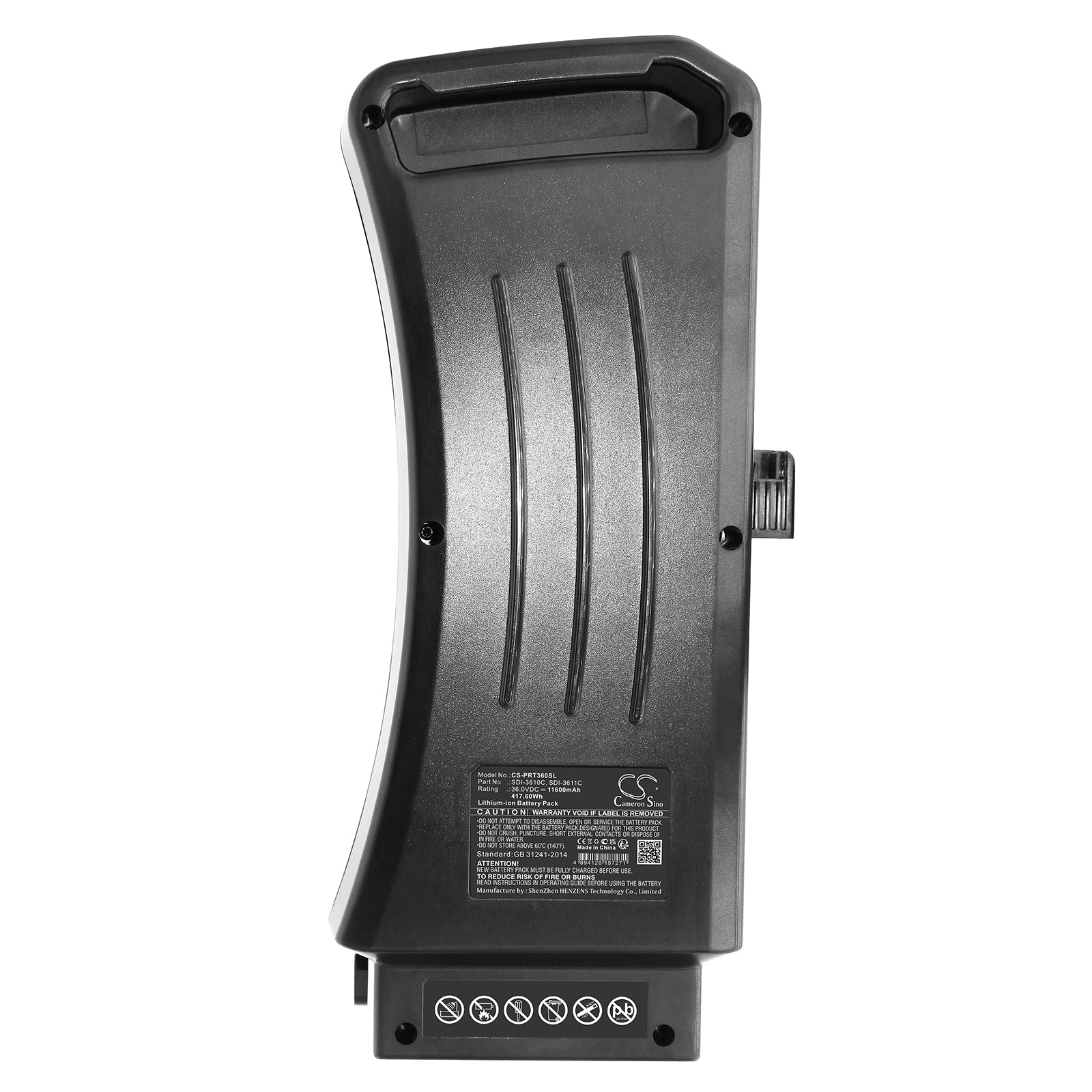 Li-ion, Electric eBike Battery fits Vitality Kreidler, Prophete Navigator Compact Urban, 36.0V, 11600mAh Electric eBike Cameron Sino Technology Limited