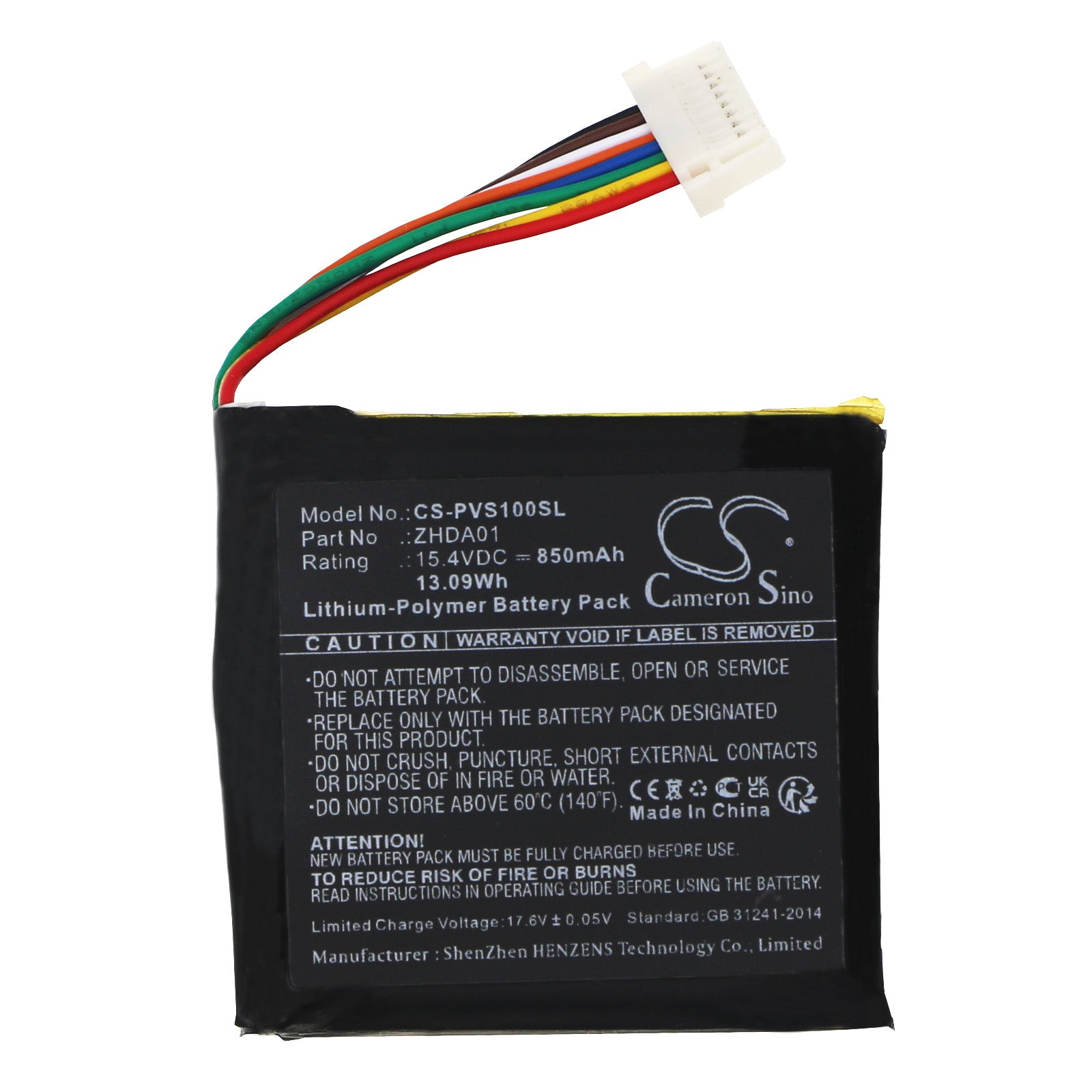 Li-Polymer, Gimbals Battery fits Powervision Pvs10, S1, 15.4V, 850mAh Gimbals Cameron Sino Technology Limited