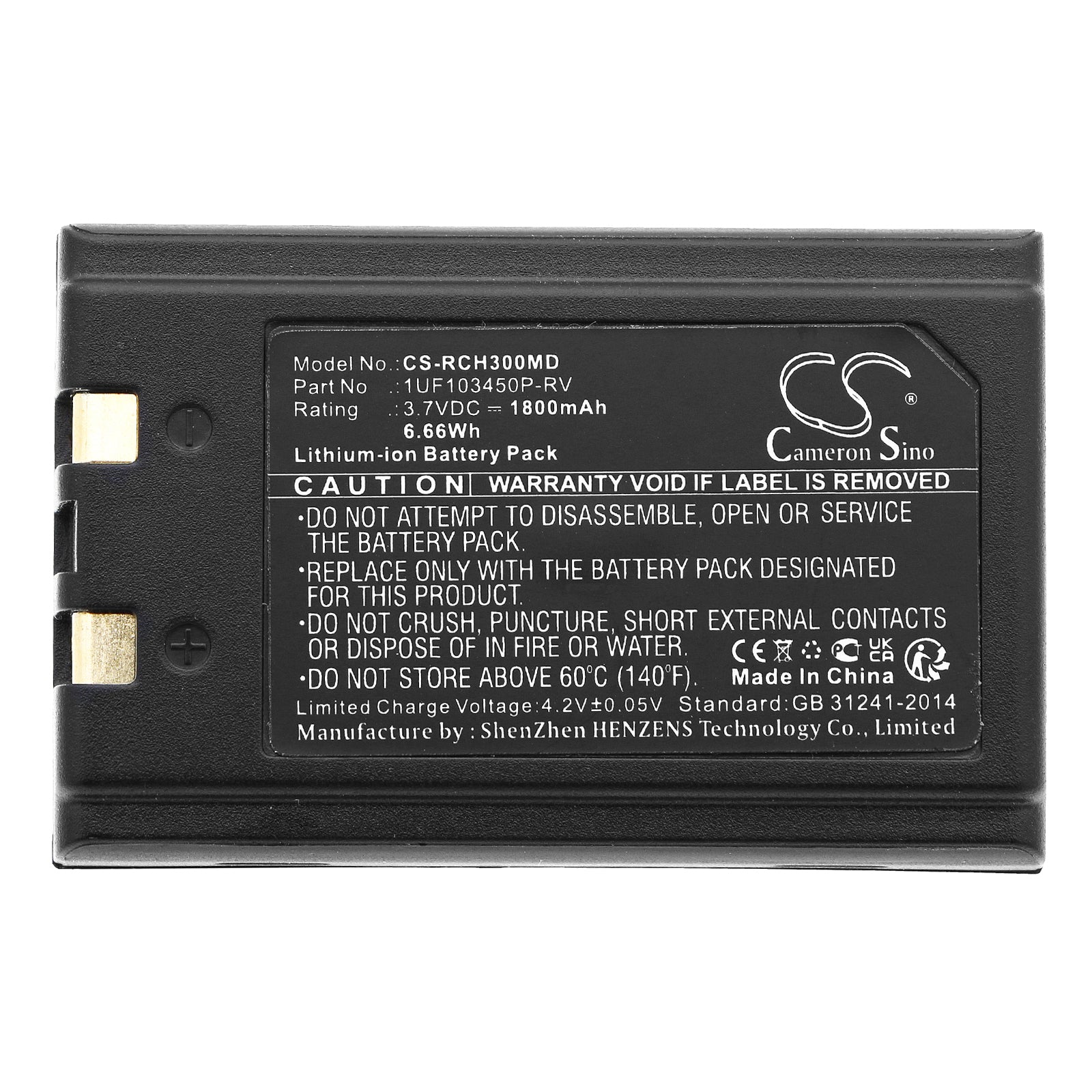 Li-ion, Medical Battery fits Roche Accu-chek-inform Blood Glucose, 3.7V, 1800mAh Medical Cameron Sino Technology Limited