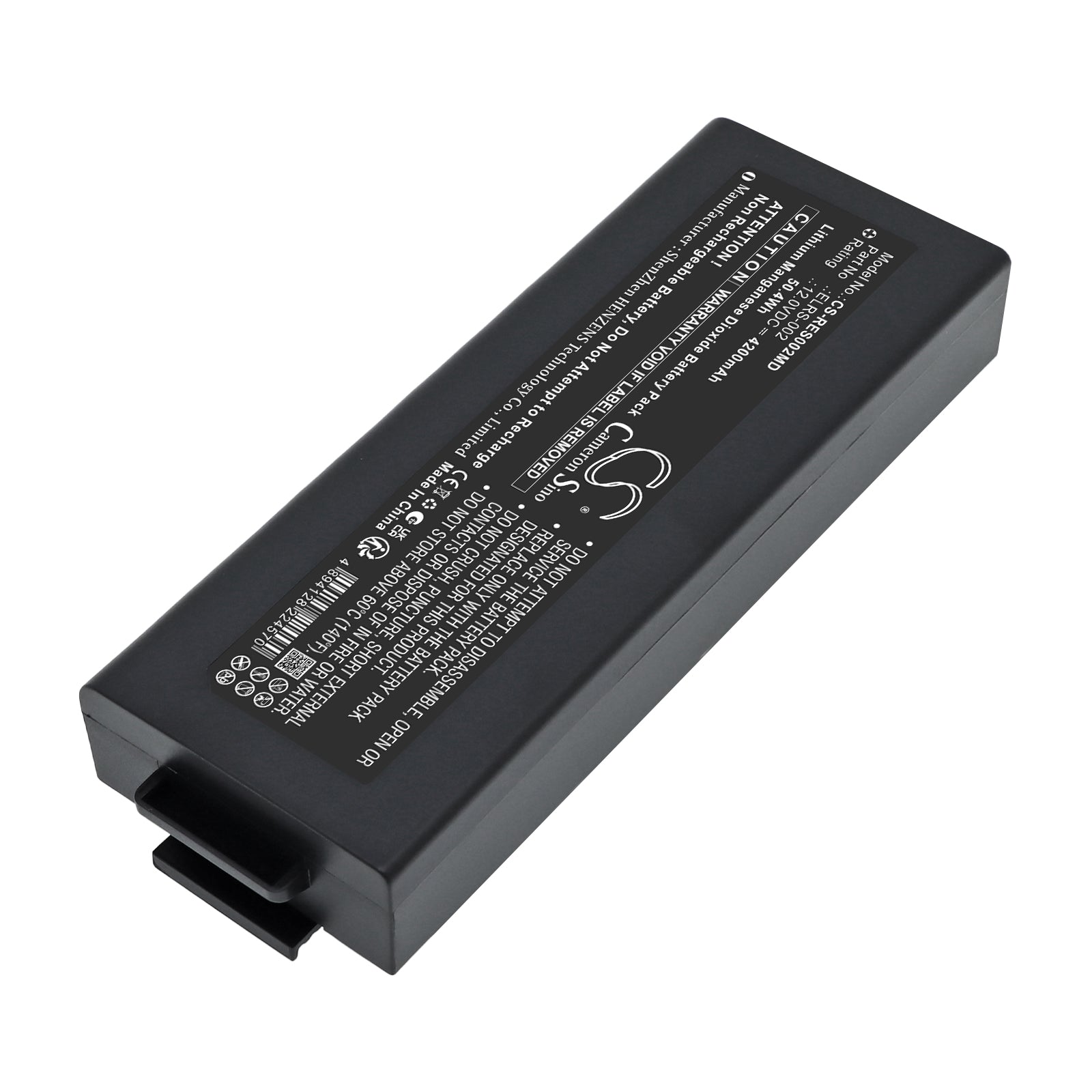 12V, Li-MnO2, 4200mAh, Battery fits Progetti Rescue Sam Defibrillator, 50.4Wh Medical Cameron Sino Technology Limited
