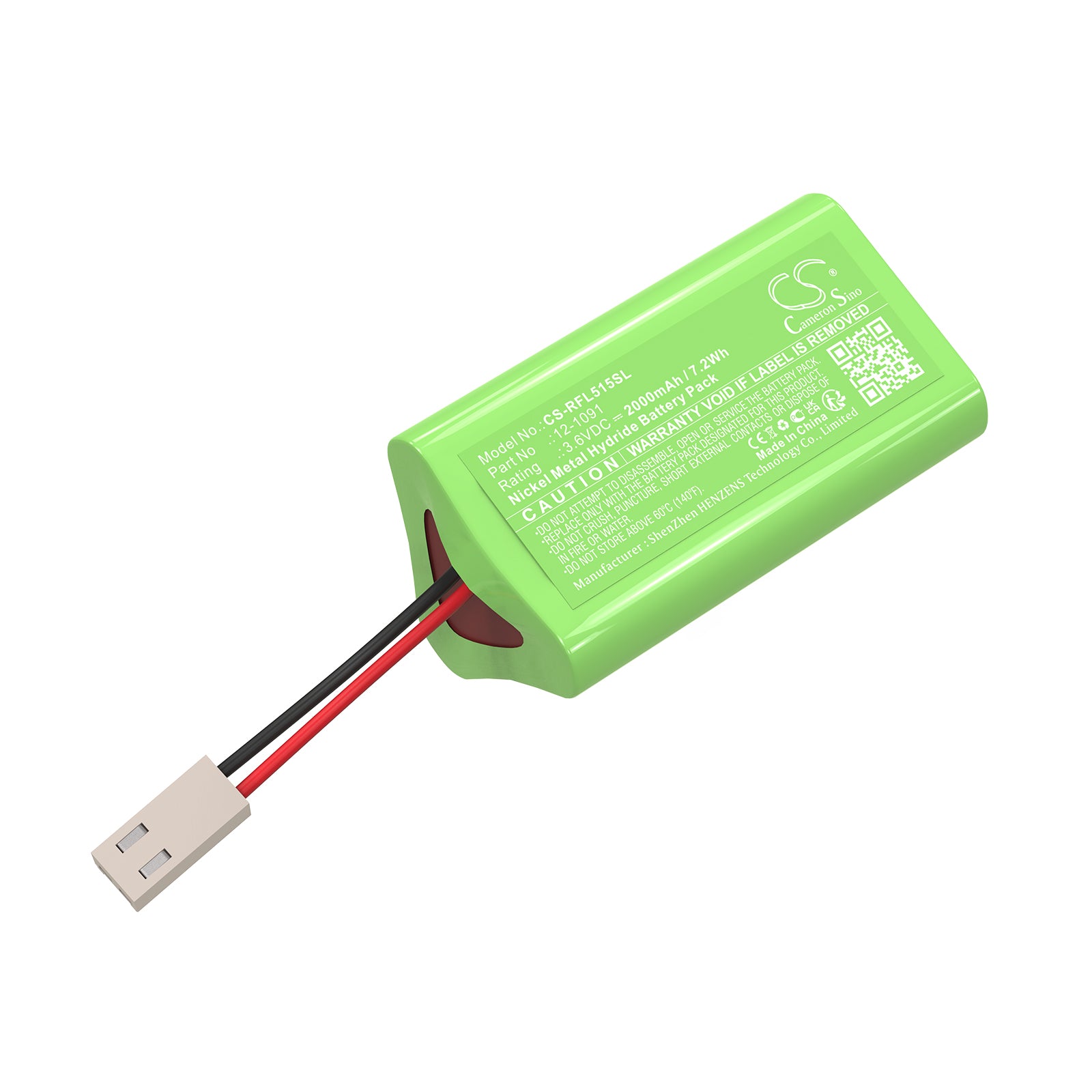 3.6V, Ni-MH, 2000mAh, Battery fits Geo-Fennel Rotationslaser EL 515, 7.2Wh Equipment, Survey, Test Cameron Sino Technology Limited