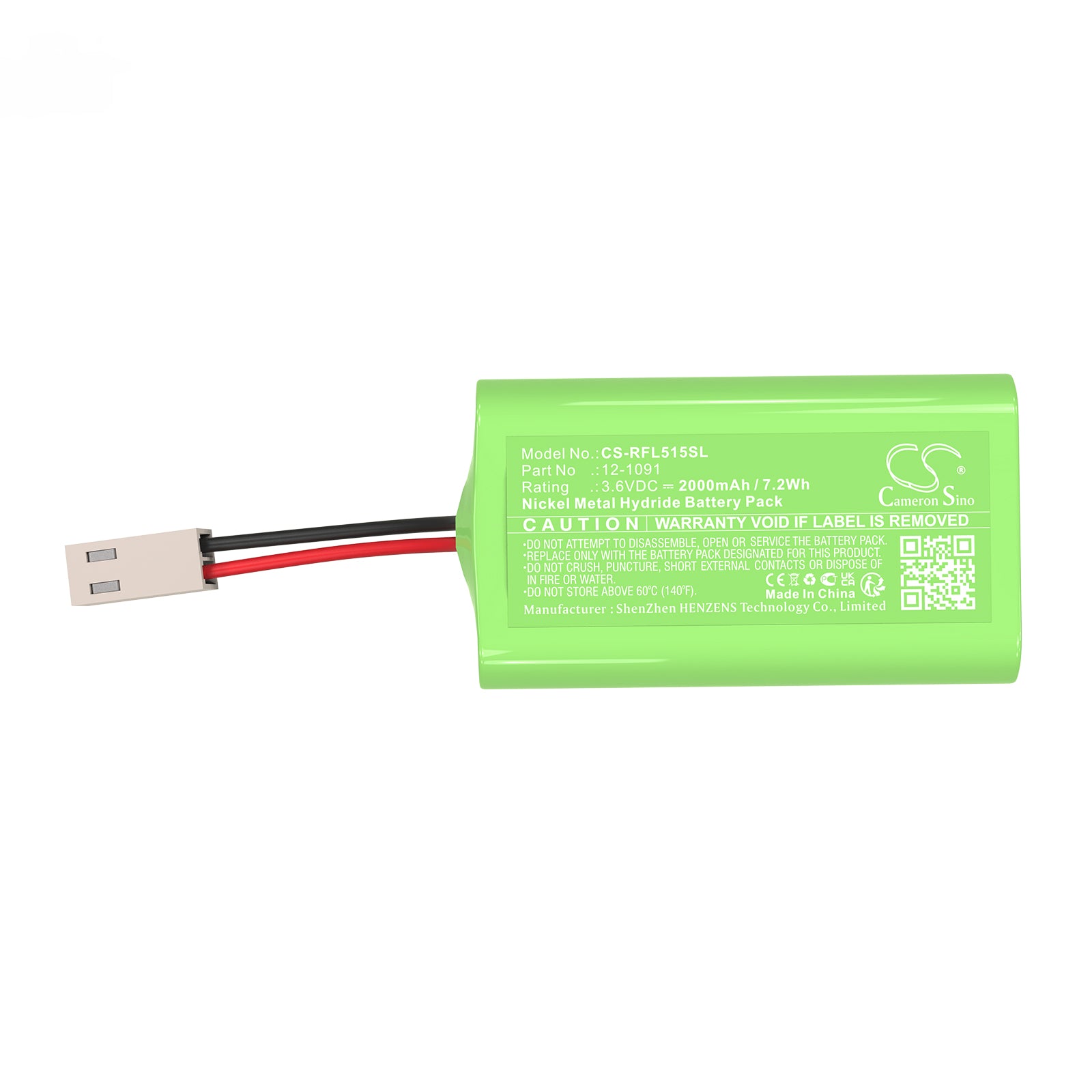 3.6V, Ni-MH, 2000mAh, Battery fits Geo-Fennel Rotationslaser EL 515, 7.2Wh Equipment, Survey, Test Cameron Sino Technology Limited