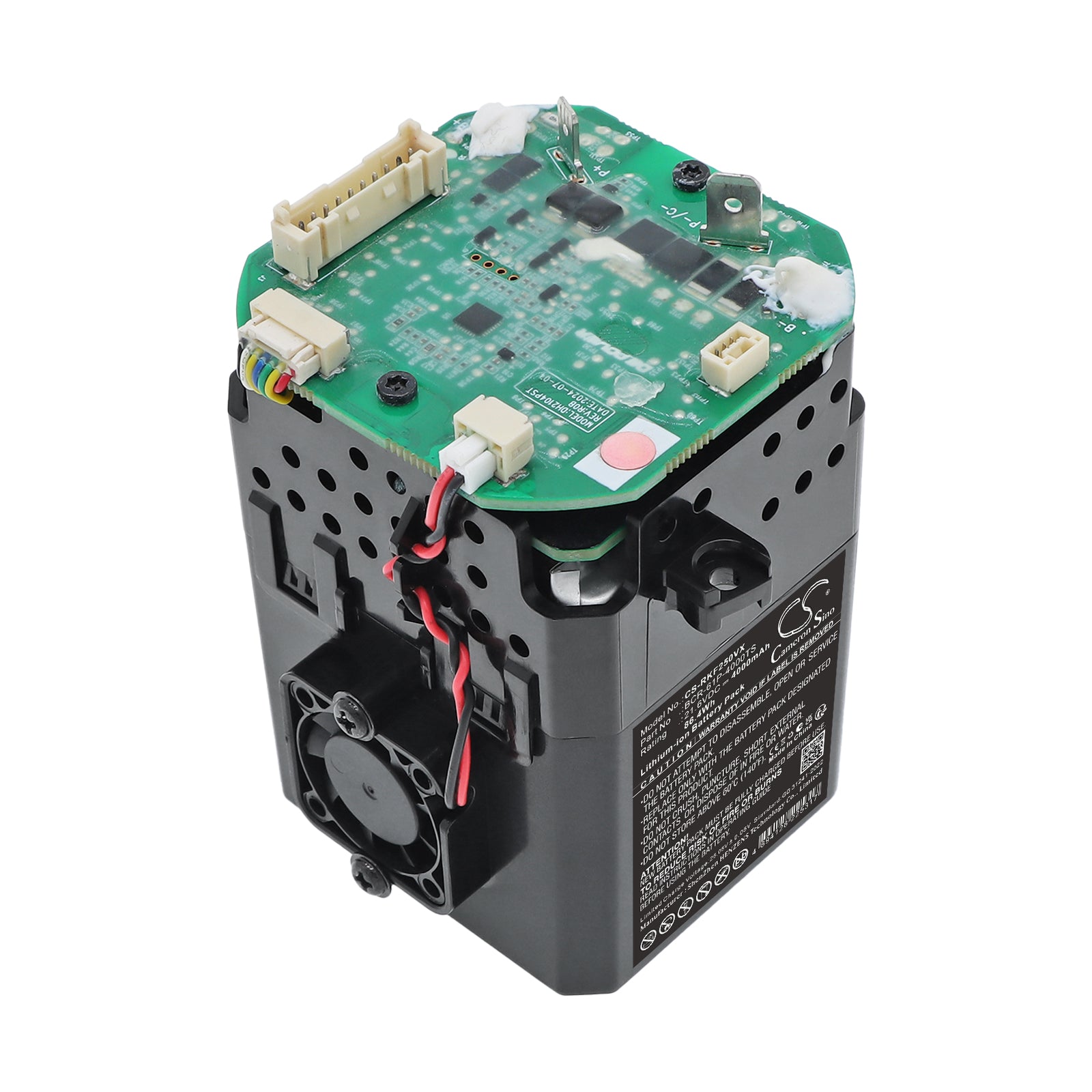 21.6V, Li-ion, 4000mAh, Battery fits Roborock F25, F25 LT, 86.4Wh Vacuum Cameron Sino Technology Limited