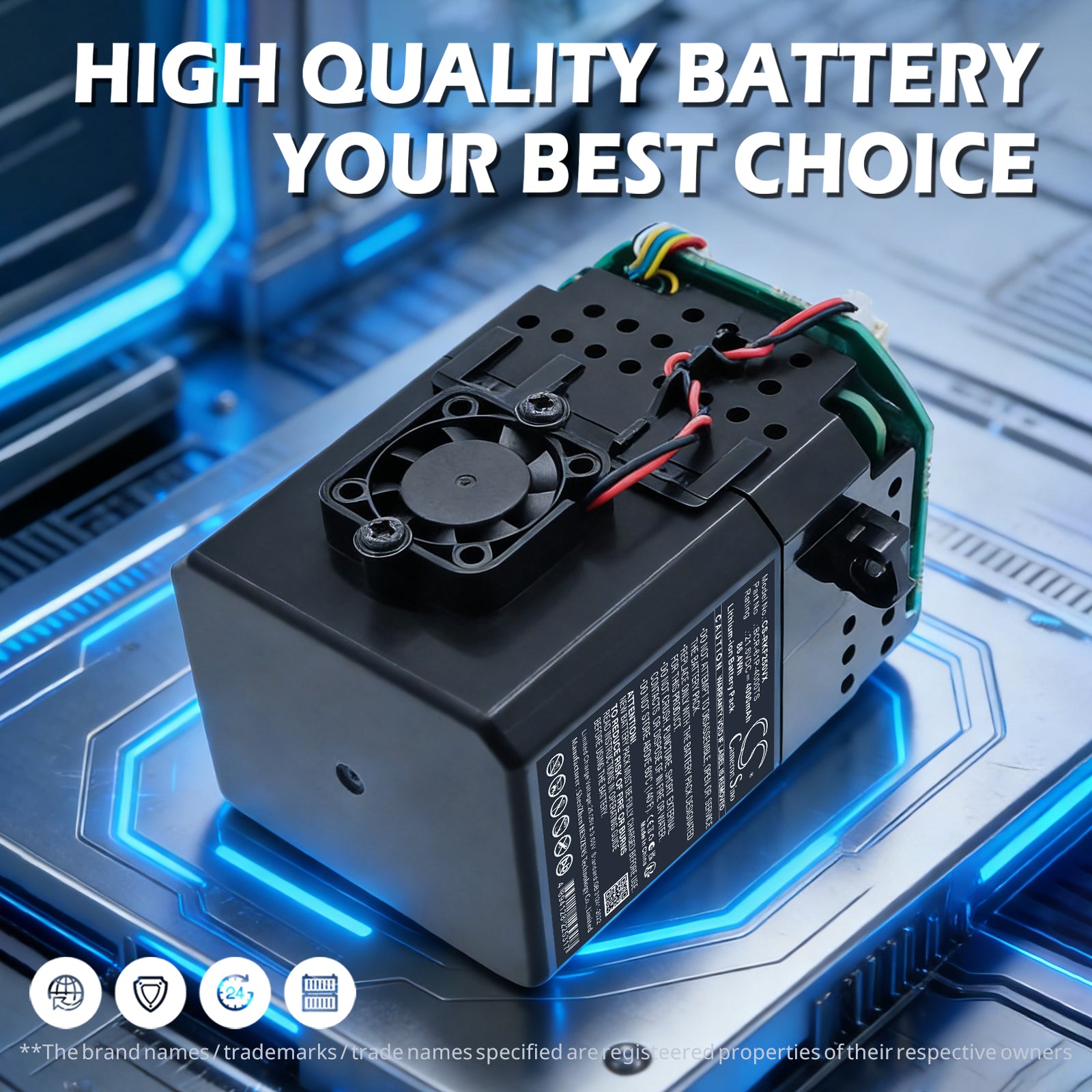 21.6V, Li-ion, 4000mAh, Battery fits Roborock F25, F25 LT, 86.4Wh Vacuum Cameron Sino Technology Limited