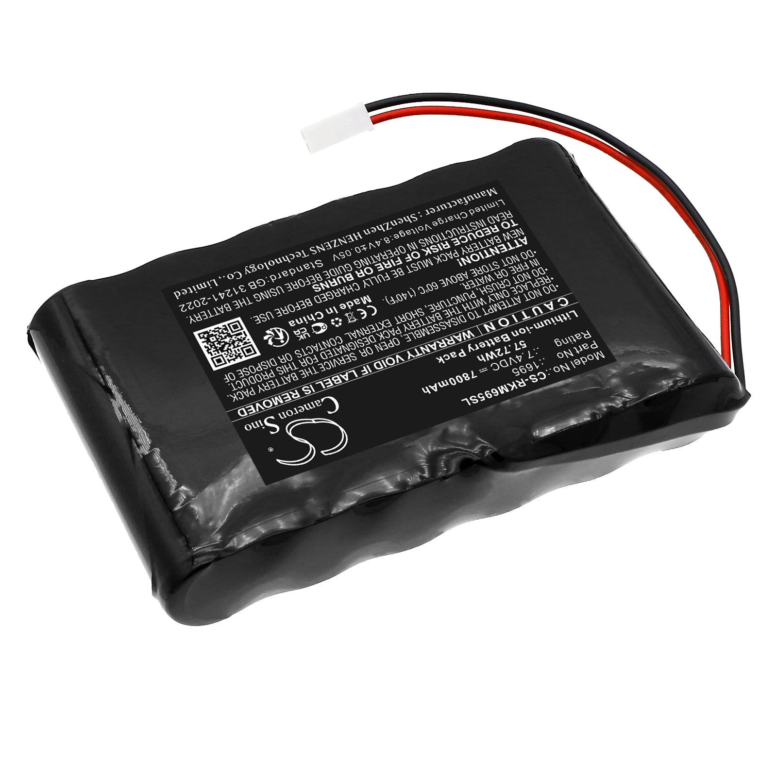 7.4V, Li-ion, 7800mAh, Battery fits Reinecker Mezzo, 57.72Wh Electronic Magnifier Cameron Sino Technology Limited