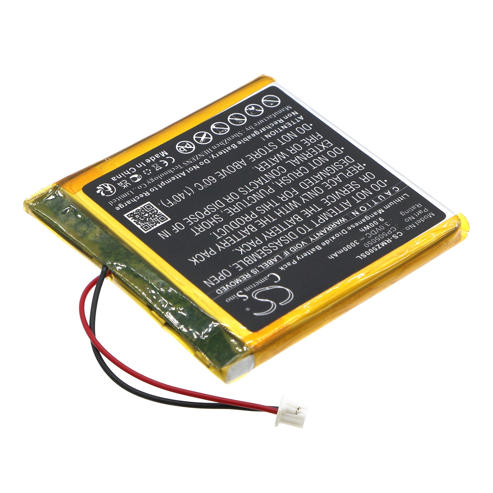 Li-MnO2, Communication & Conferencing Battery fits Roomz Room Sensor, 3.0V, 3000mAh Communication & Conferencing Cameron Sino Technology Limited