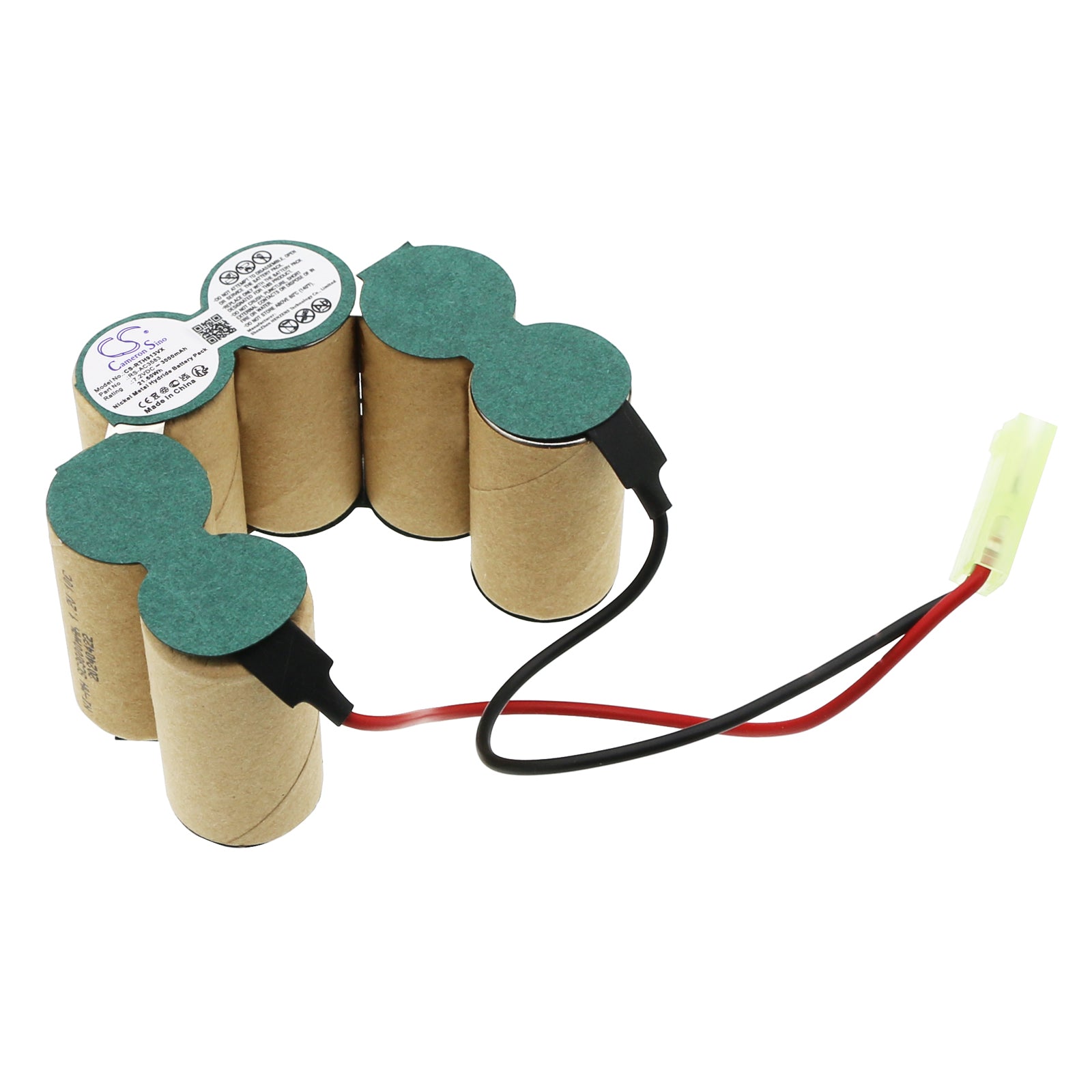 Ni-MH, Vacuum Battery fits Rowenta Ac912501, Cleanette Air Force, 7.2V, 3000mAh Vacuum Cameron Sino Technology Limited