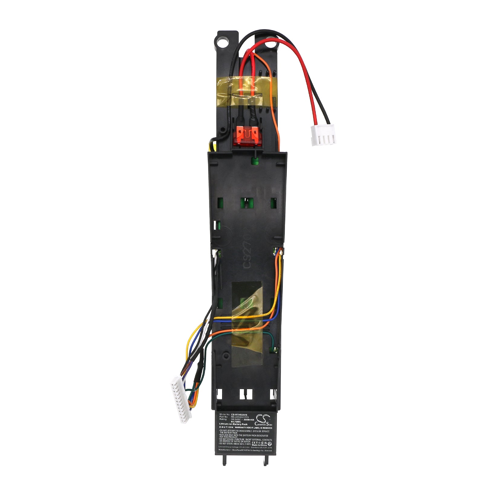 Li-ion, Vacuum Battery fits Rowenta Rh9131wh/2d1, Rh9132wh/2d1, 18.5V, 3500mAh Vacuum Cameron Sino Technology Limited