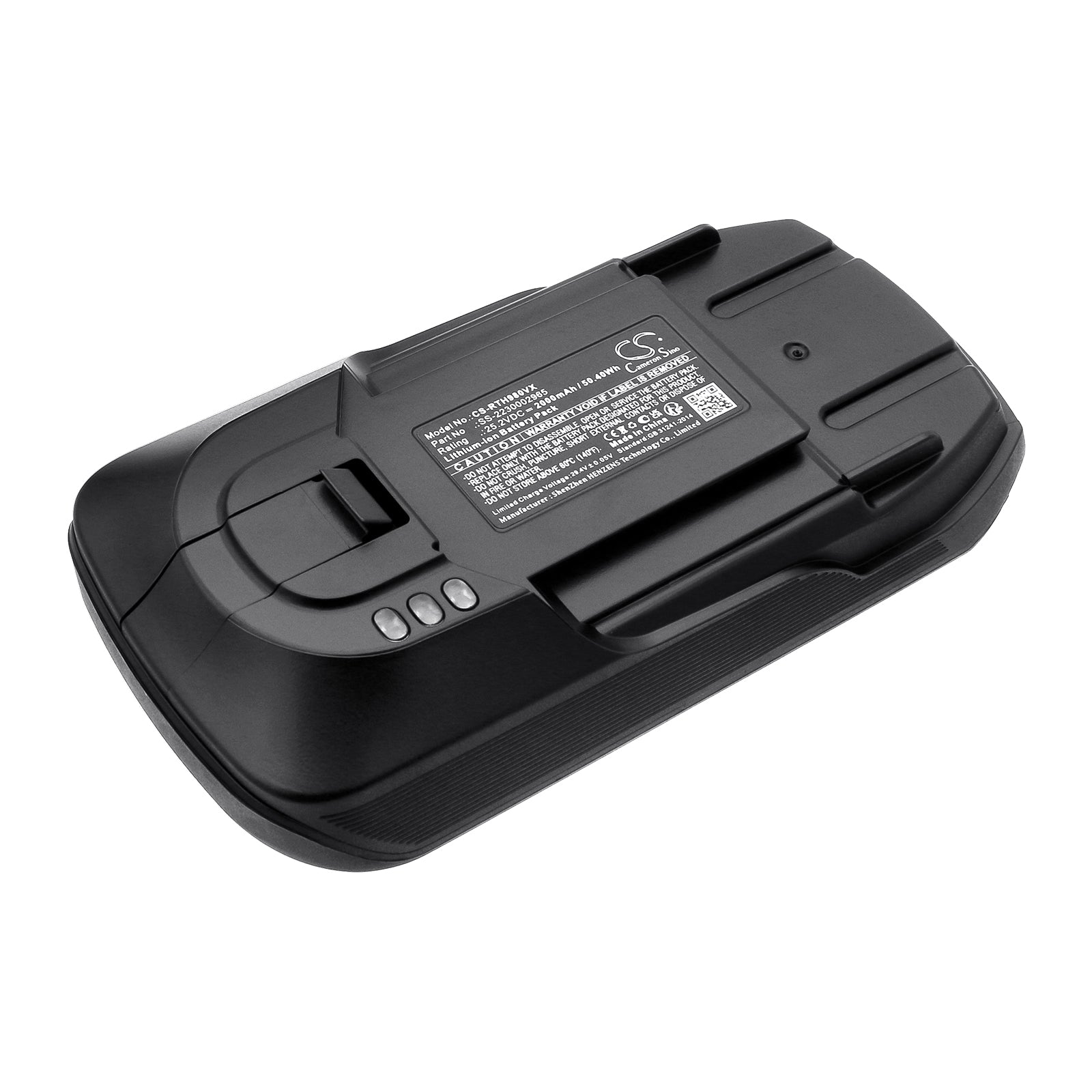25.2V, Li-ion, 2000mAh, Battery fits OBH Nordica EO9871, EO9871NO / 4Q0, 50.4Wh Vacuum Cameron Sino Technology Limited