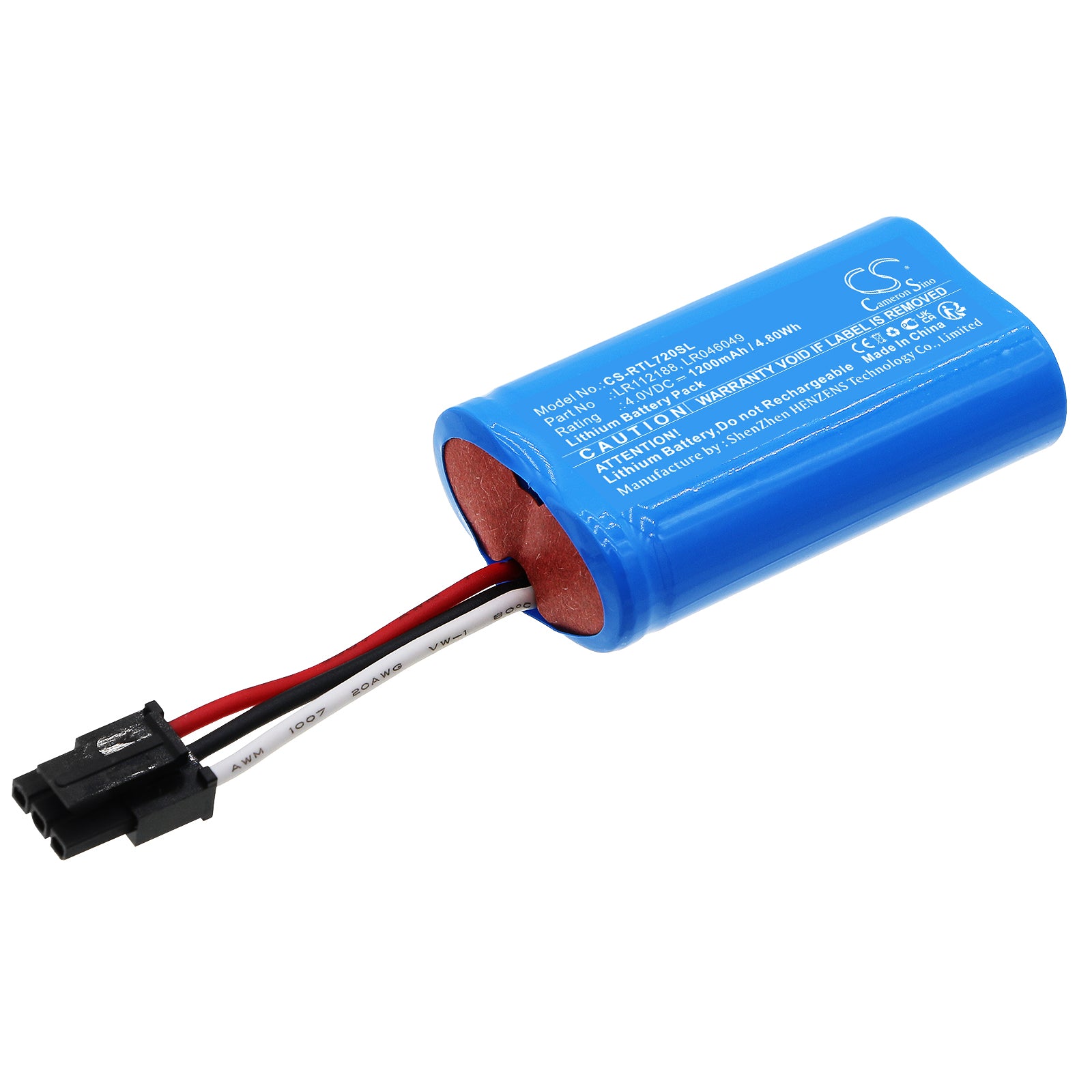 Lithium, Emergency Supply Battery fits Range Rover Discovery 2017, Evoque 2014, 4.0V, 1200mAh Emergency Supply Cameron Sino Technology Limited