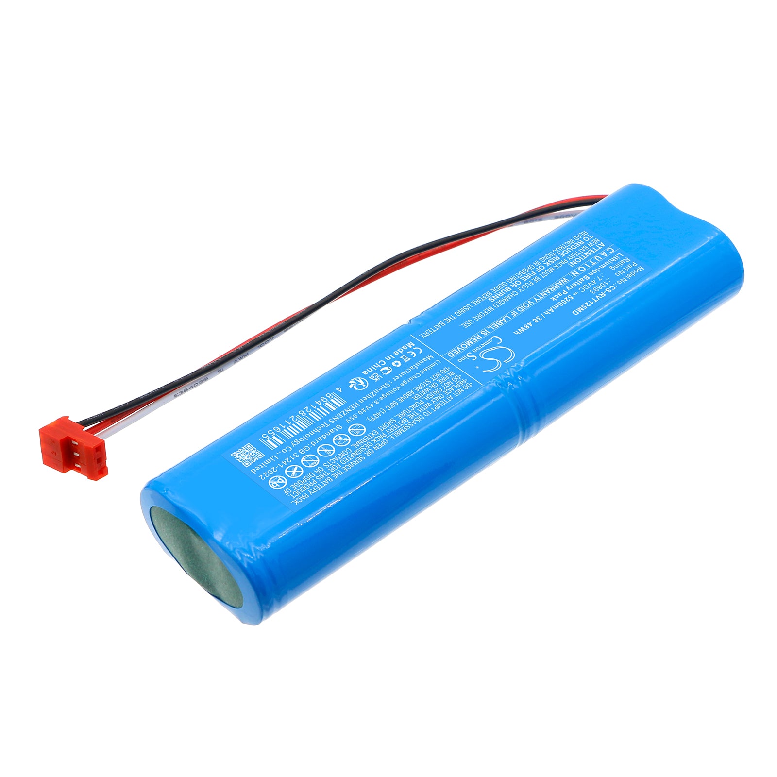 7.4V, Li-ion, 5200mAh, Battery fits Riester 12674, Ri-Vital, 38.48Wh Medical Cameron Sino Technology Limited