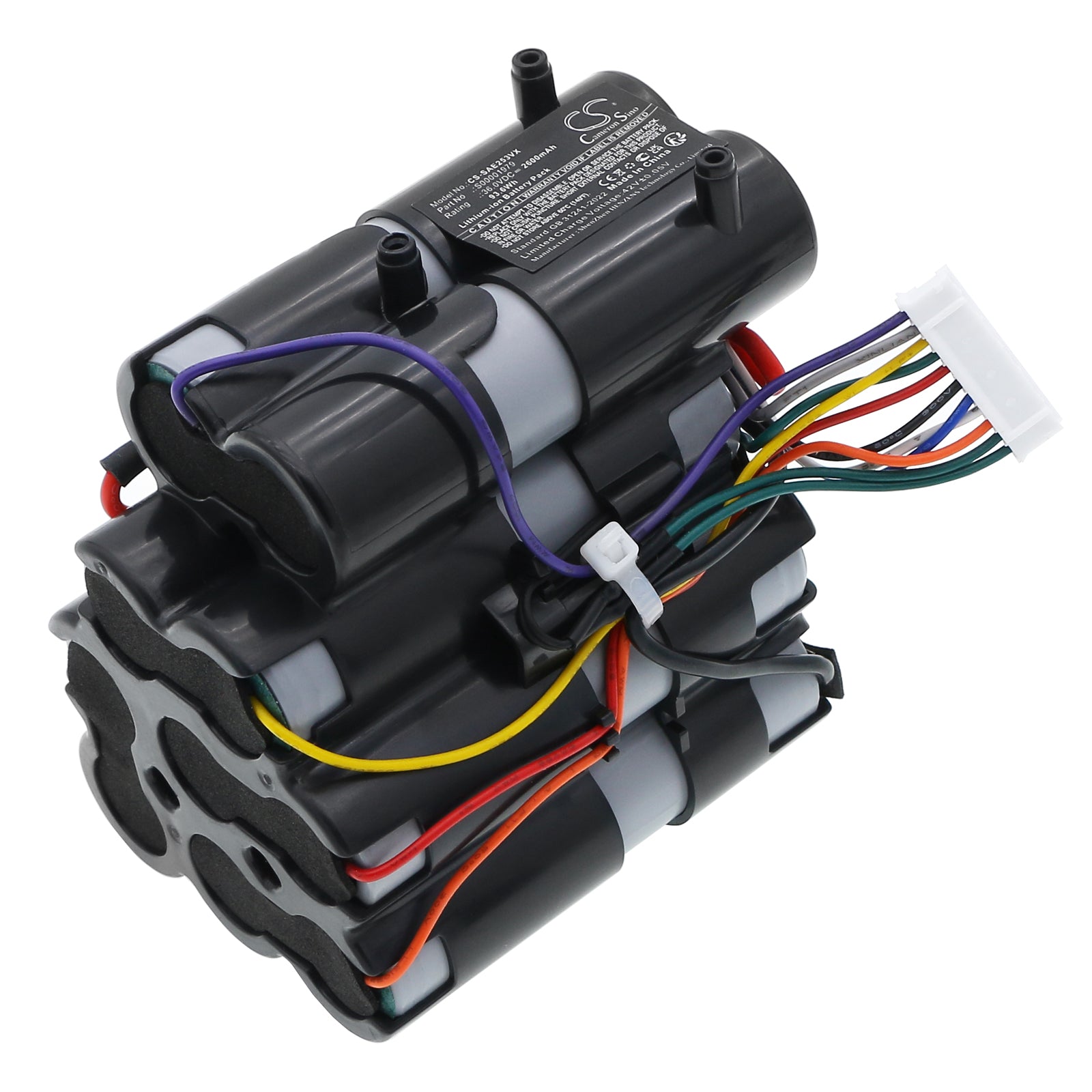 36V, Li-ion, 2200mAh, Battery fits Solac AE2536, AE2536 2JG, 79.2Wh Vacuum Cameron Sino Technology Limited