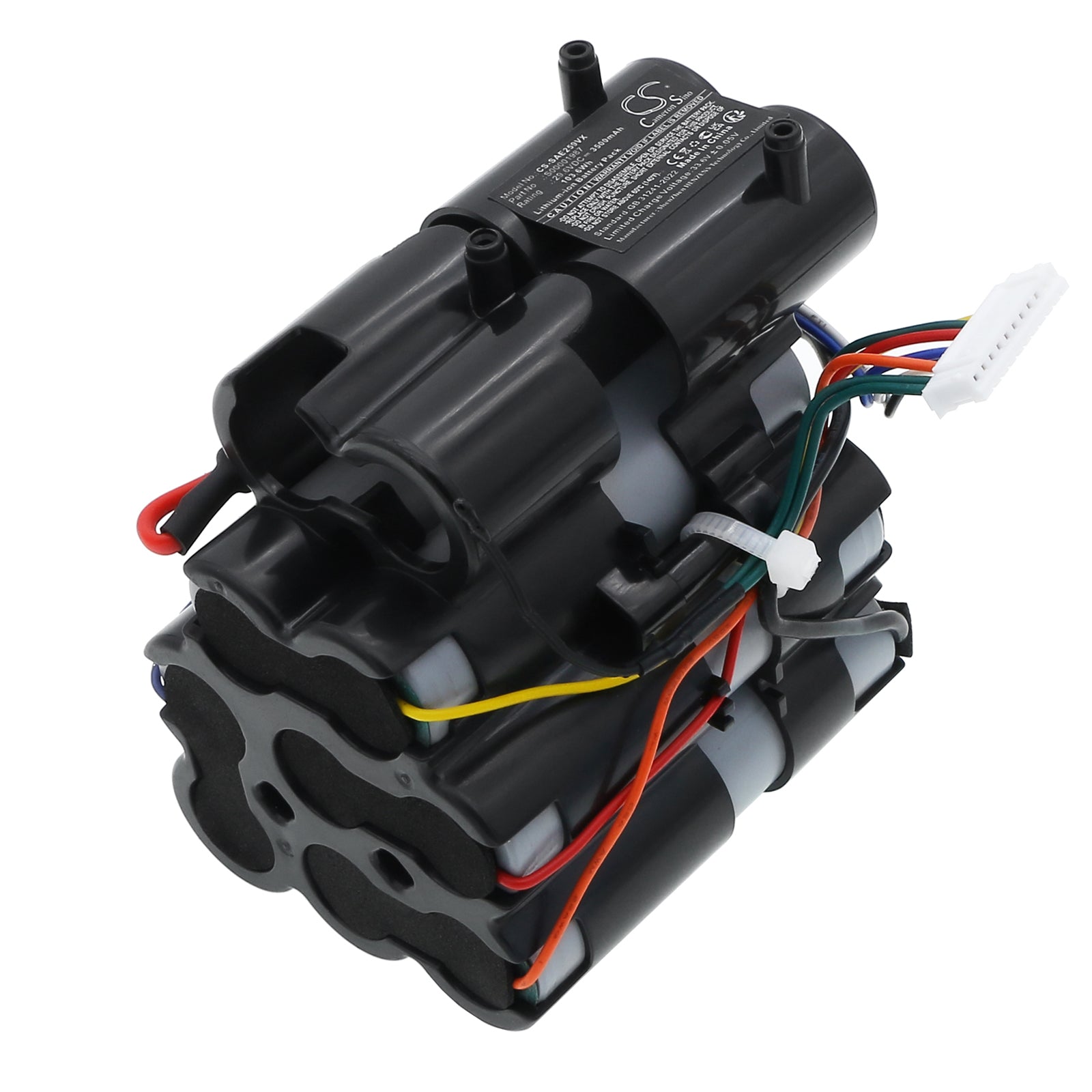 29.6V, Li-ion, 3500mAh, Battery fits Solac AE2529, AE2529 2JG, 103.6Wh Vacuum Cameron Sino Technology Limited