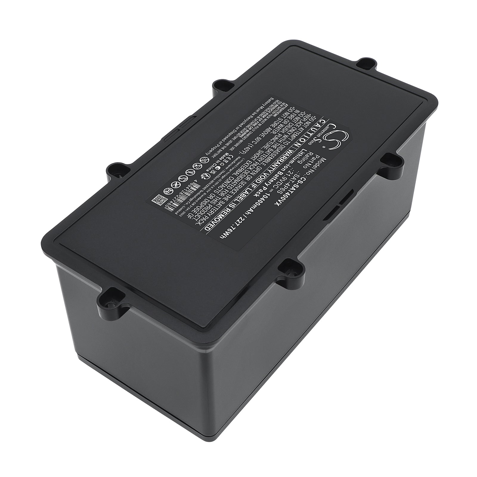21.9V, Li-ion, 10400mAh, Battery fits Seauto Shark, Shark Cordless Robotic Pool Vacuum Cleaner, 227.76Wh Robotic Pool Cleaner Cameron Sino Technology Limited