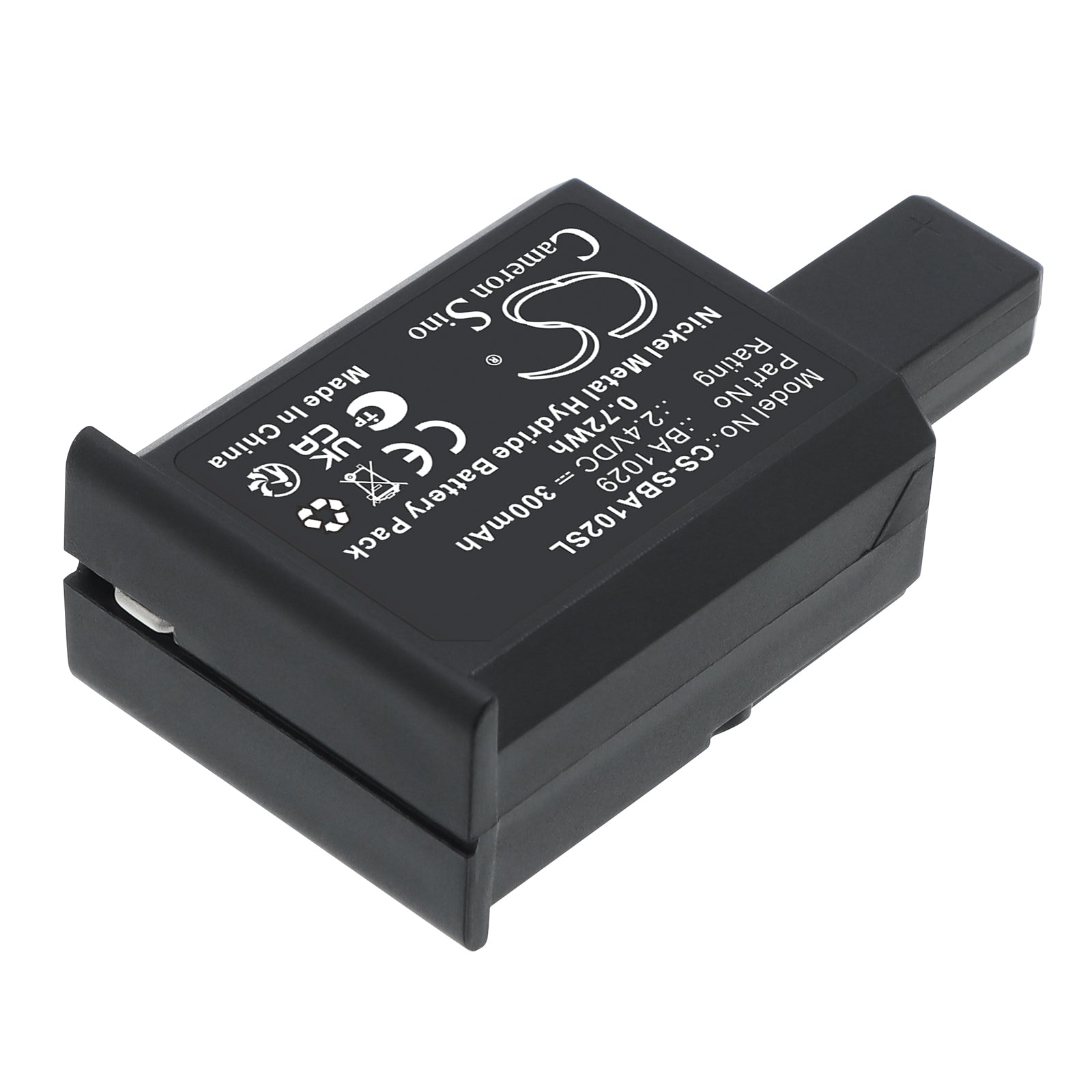 2.4V, Ni-MH, 300mAh, Battery fits Sennheiser EKI1029, Receiver EKI 1029, 0.72Wh Transmitters & Receiver Cameron Sino Technology Limited