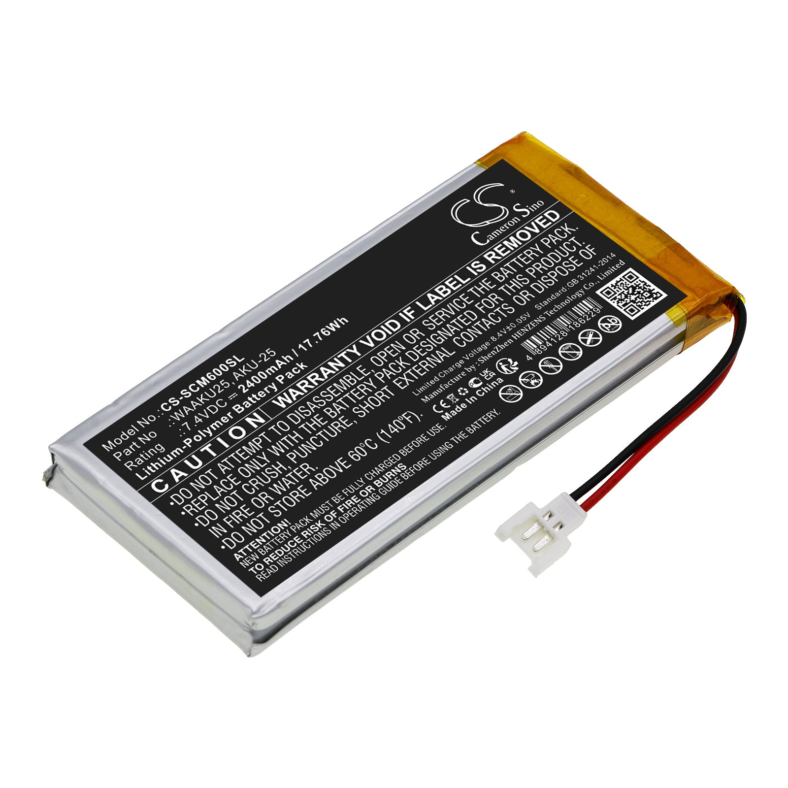 Li-Polymer, Equipment, Survey, Test Battery fits Sonel Cmm-60 Multimeter, 7.4V, 2400mAh Equipment, Survey, Test Cameron Sino Technology Limited
