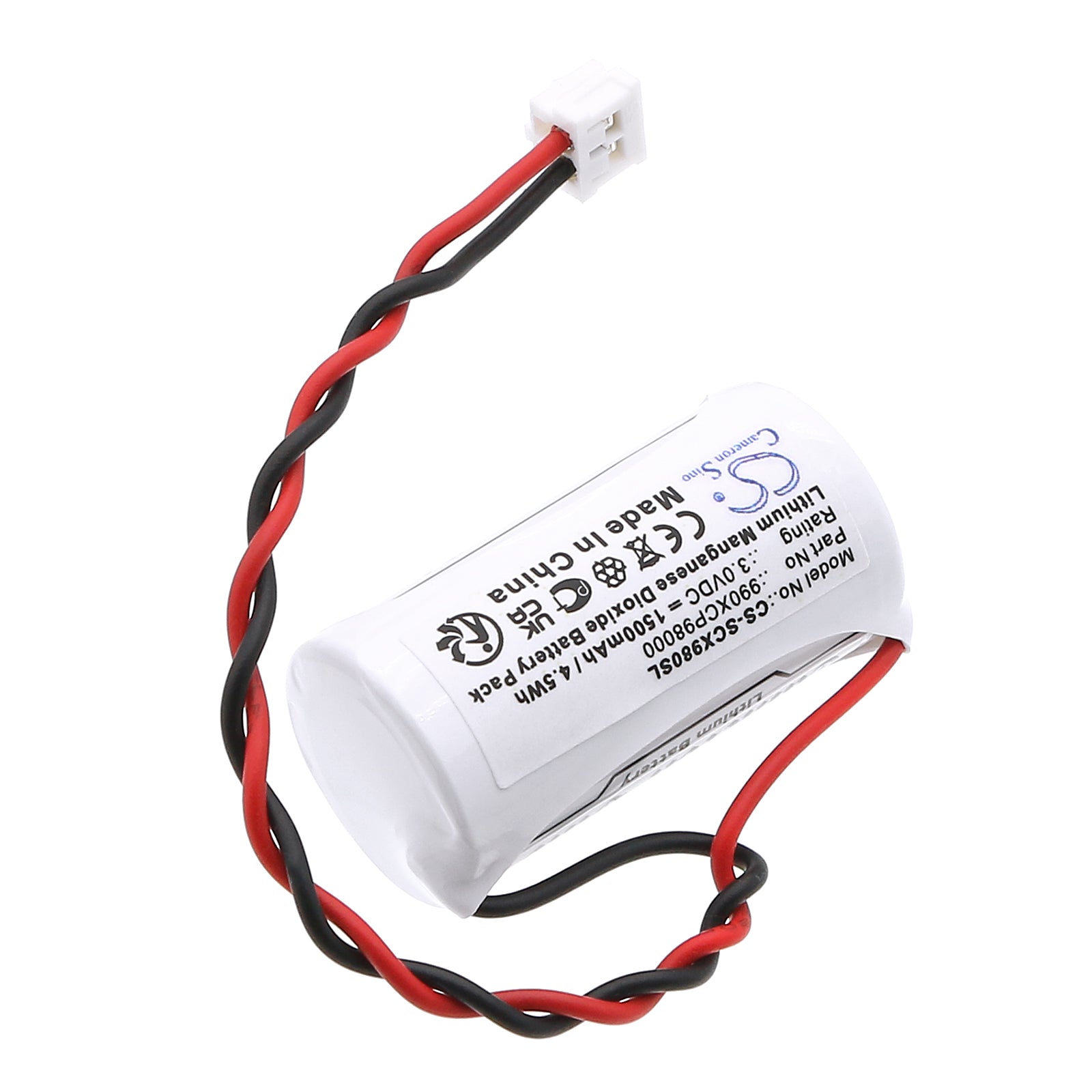 3V, Li-MnO2, 1500mAh, Battery fits Schneider Modicon Quantum CPU, Safety CPU, 4.5Wh PLC Cameron Sino Technology Limited
