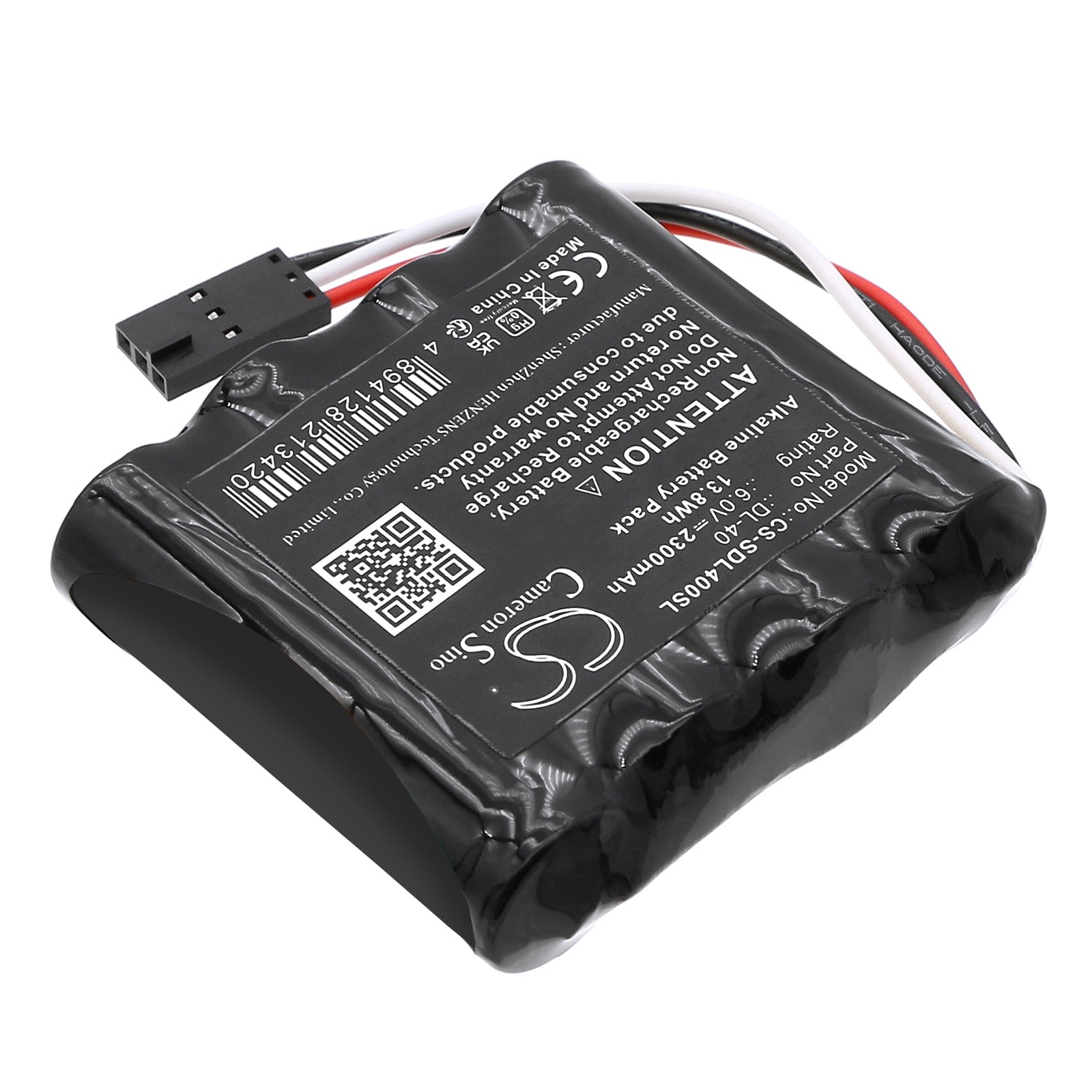 6V, Alkaline, 2300mAh, Battery fits Best Access Systems 1003, 11PDBB, 13.8Wh Door Lock Cameron Sino Technology Limited