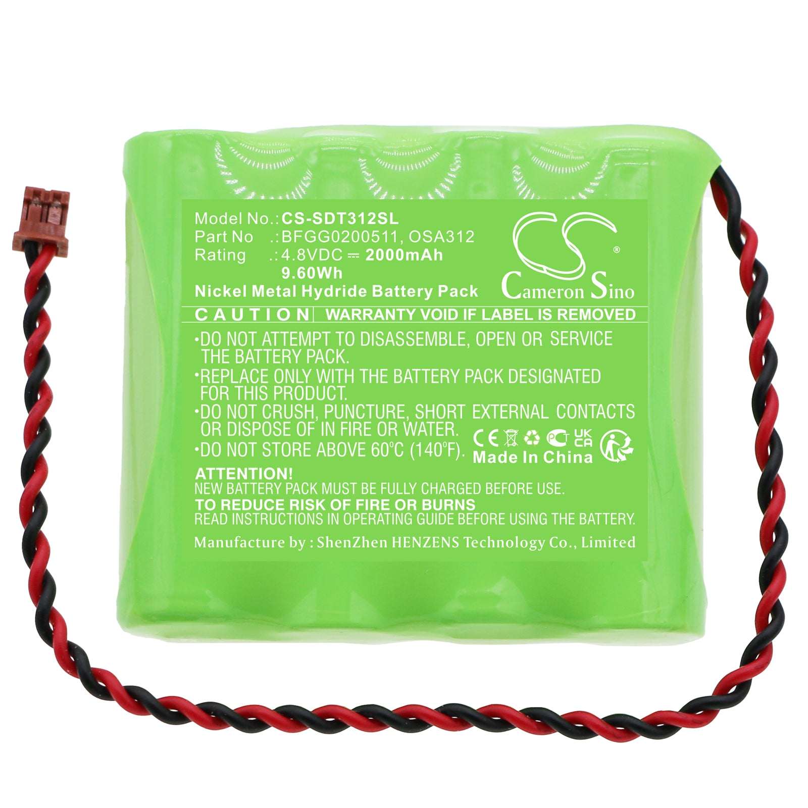 Ni-MH, Equipment, Survey, Test Battery fits Shimpo Fge-hx, Fge-hxy, 4.8V, 2000mAh Equipment, Survey, Test Cameron Sino Technology Limited