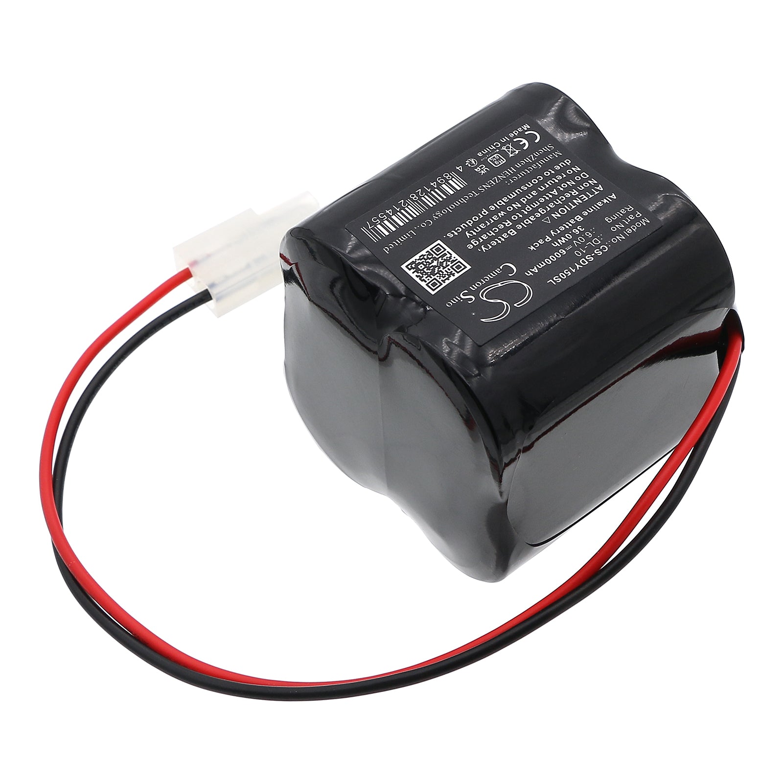 6V, Alkaline, 6000mAh, Battery fits Alarm Lock 1U106, BCA2500-4EWP-W9030EC, 36Wh Door Lock Cameron Sino Technology Limited
