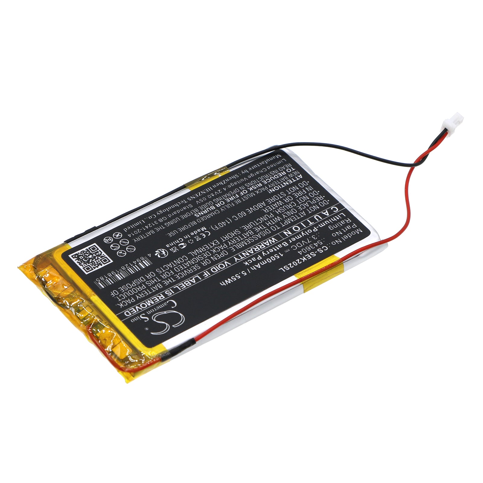 Li-Polymer, Transmitters & Receiver Battery fits Sennheiser Ek 2020-d-ii Receiver, Ek2020, 3.7V, 1500mAh Transmitters & Receiver Cameron Sino Technology Limited