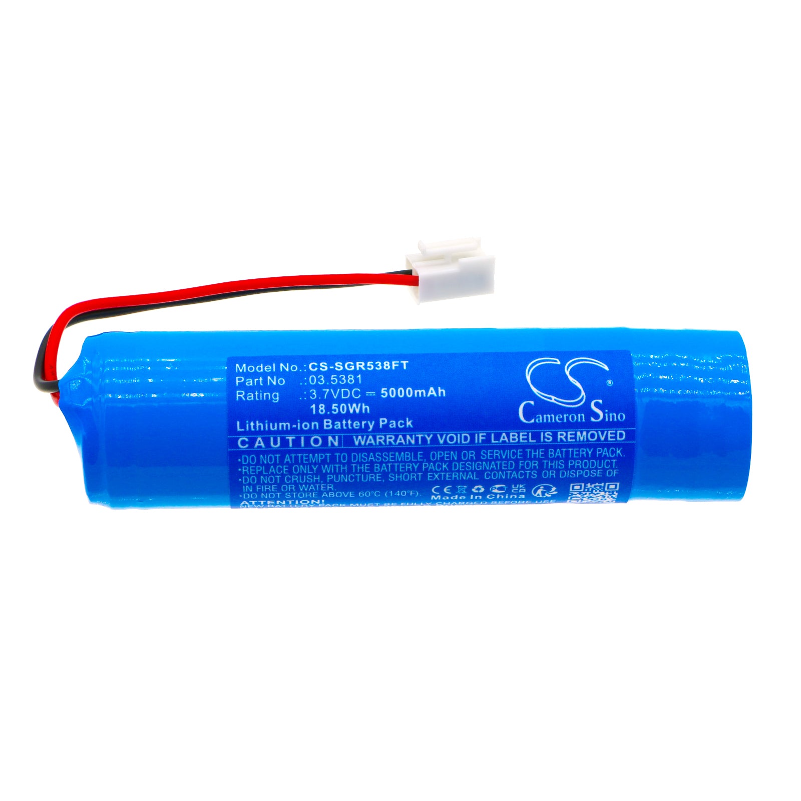 Li-ion, Flashlight Battery fits Scangrip 03.5439, Nova R, 3.7V, 5000mAh Flashlight Cameron Sino Technology Limited