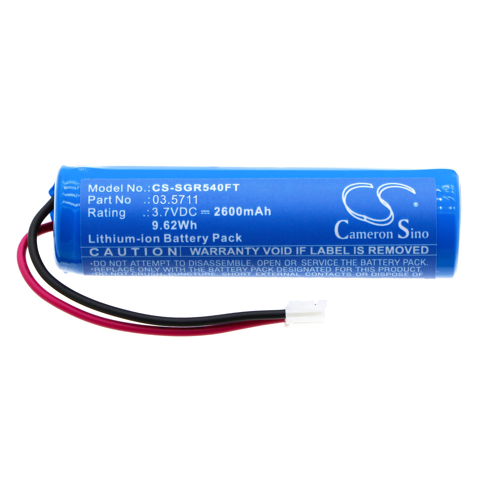 Li-ion, Flashlight Battery fits Scangrip 03.5070, 3.54, 3.7V, 2600mAh Flashlight Cameron Sino Technology Limited