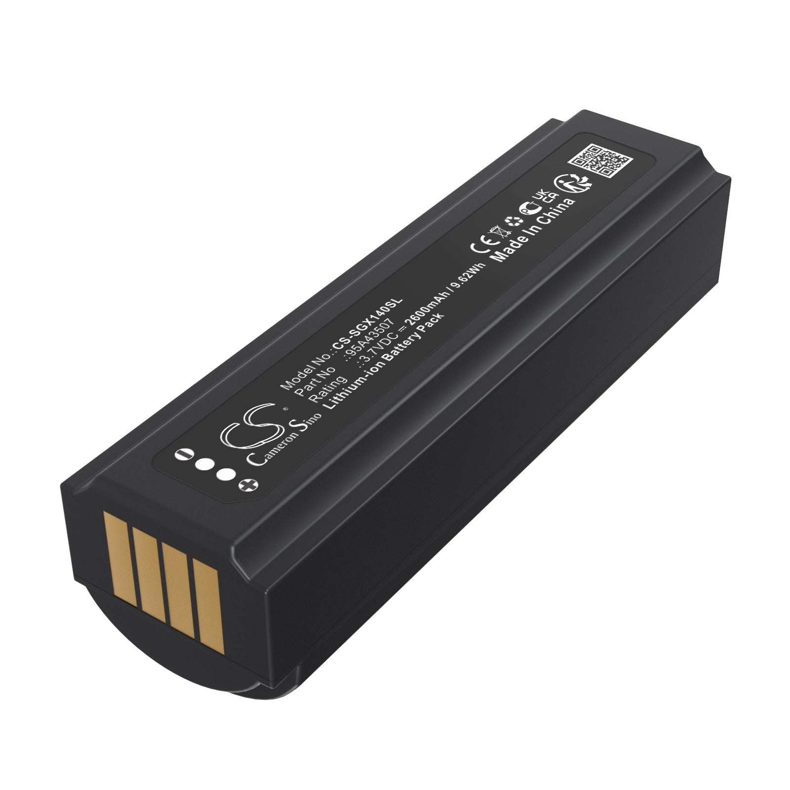 3.7V, Li-ion, 2600mAh, Battery fits Shure GLXD+, GLXD+ Handheld Wireless Microphone Transmitter, 9.62Wh Microphone Cameron Sino Technology Limited