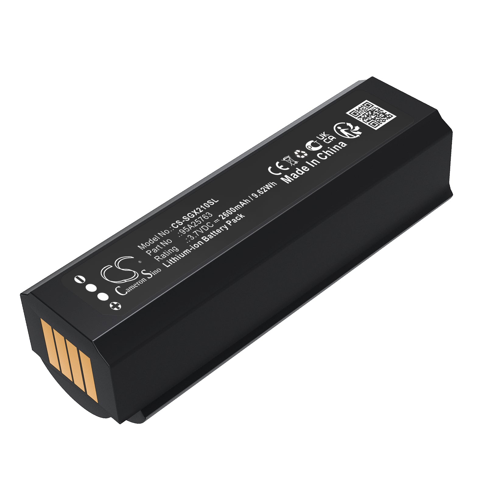 3.7V, Li-ion, 2600mAh, Battery fits Shure ADX2, ADX2 Handheld Wireless Microphone Transmitter, 9.62Wh Microphone Cameron Sino Technology Limited