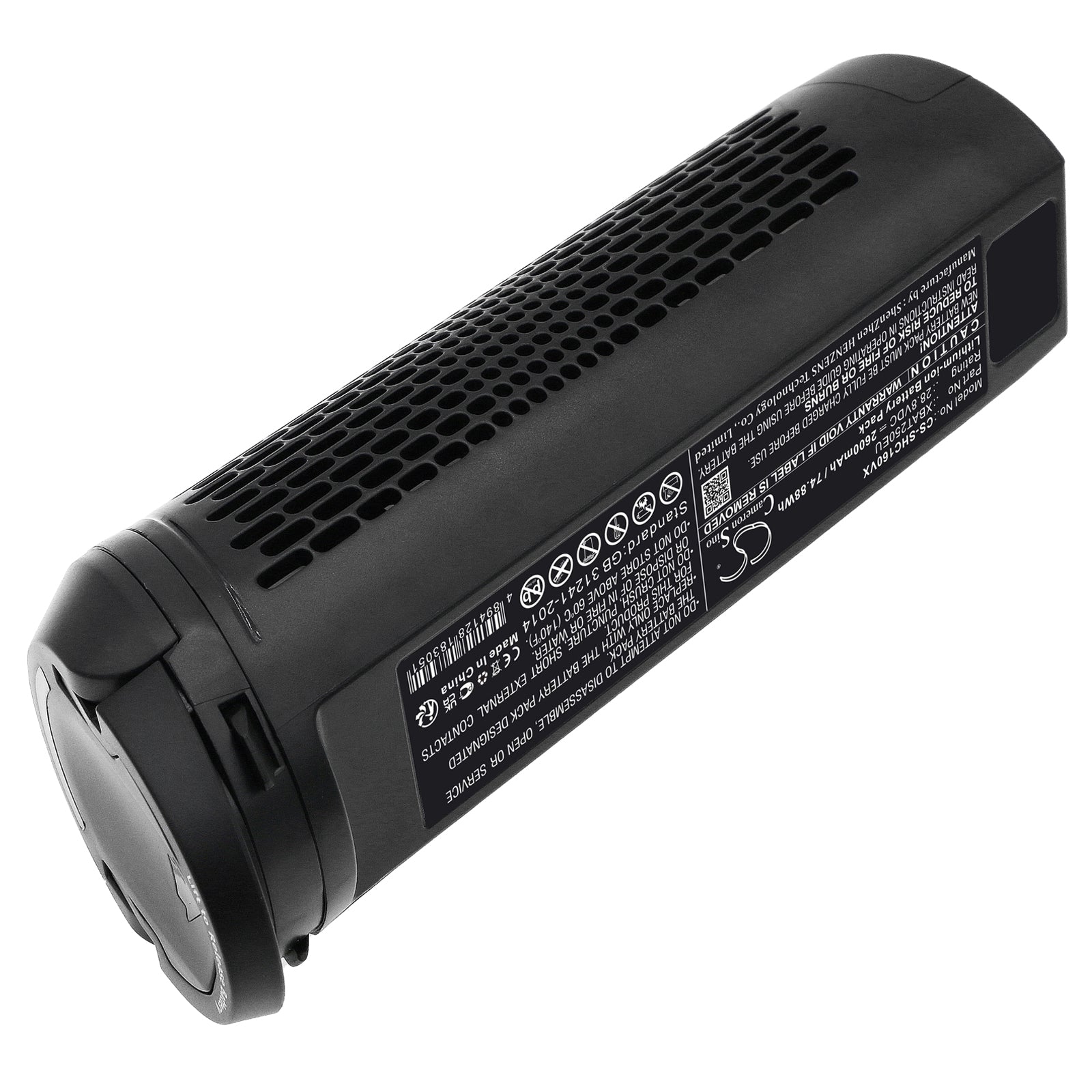 Li-ion, Vacuum Battery fits Shark Ic160, Ic160uk/t, 28.8V, 2600mAh Vacuum Cameron Sino Technology Limited